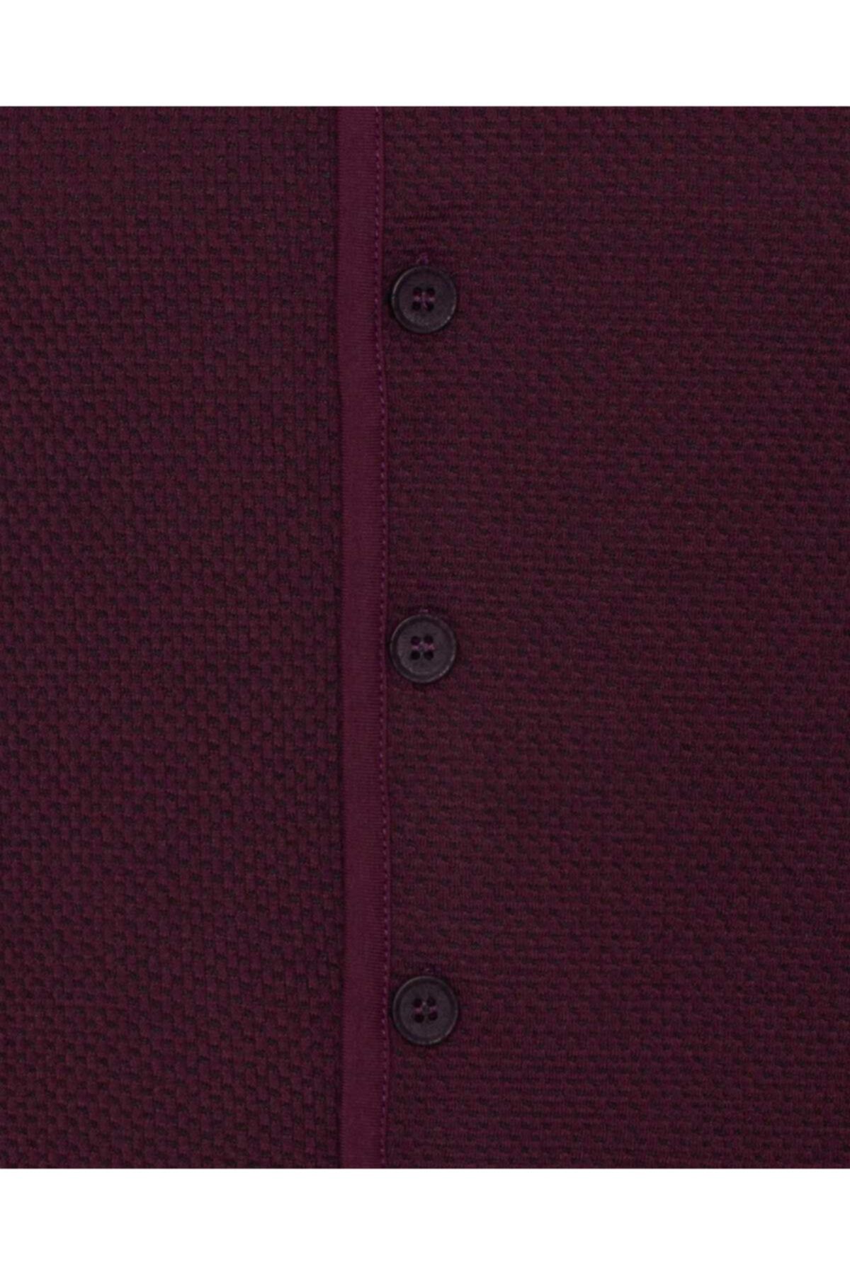 Erkek Bordo Kapitone Yelek