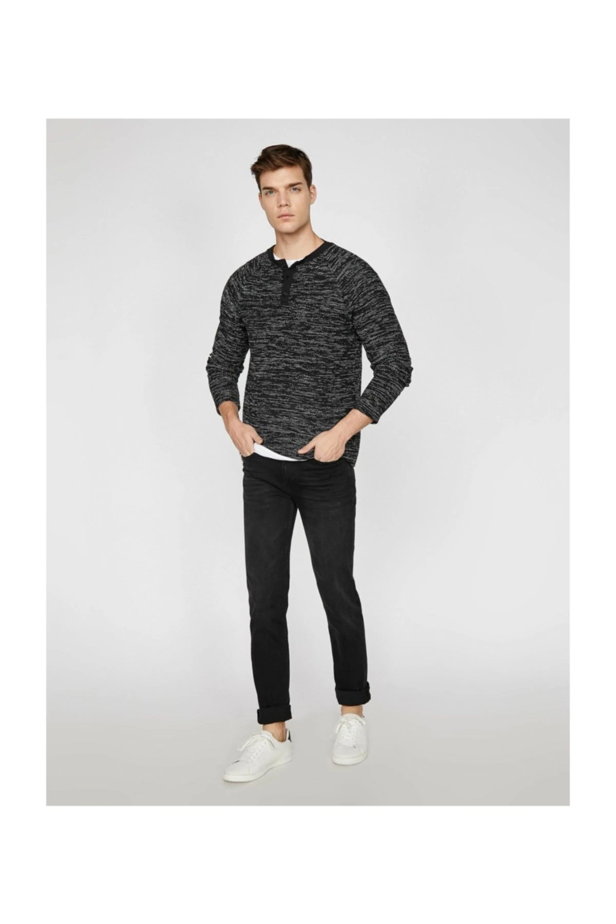Erkek Gri Pantolon 9YAM43749LD