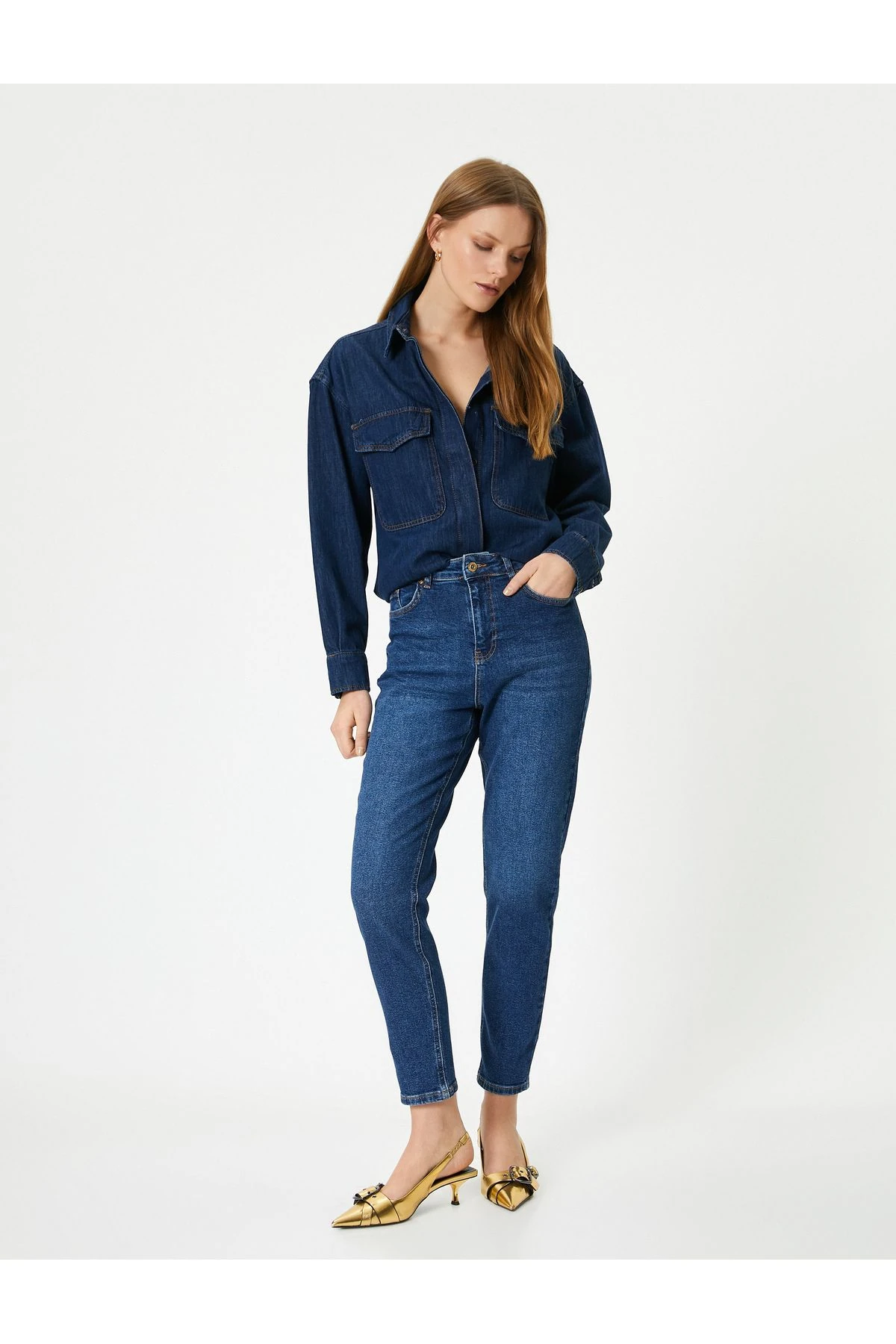 4sal40315md Lgt Açık Indigo Kadın Denim Pantolon