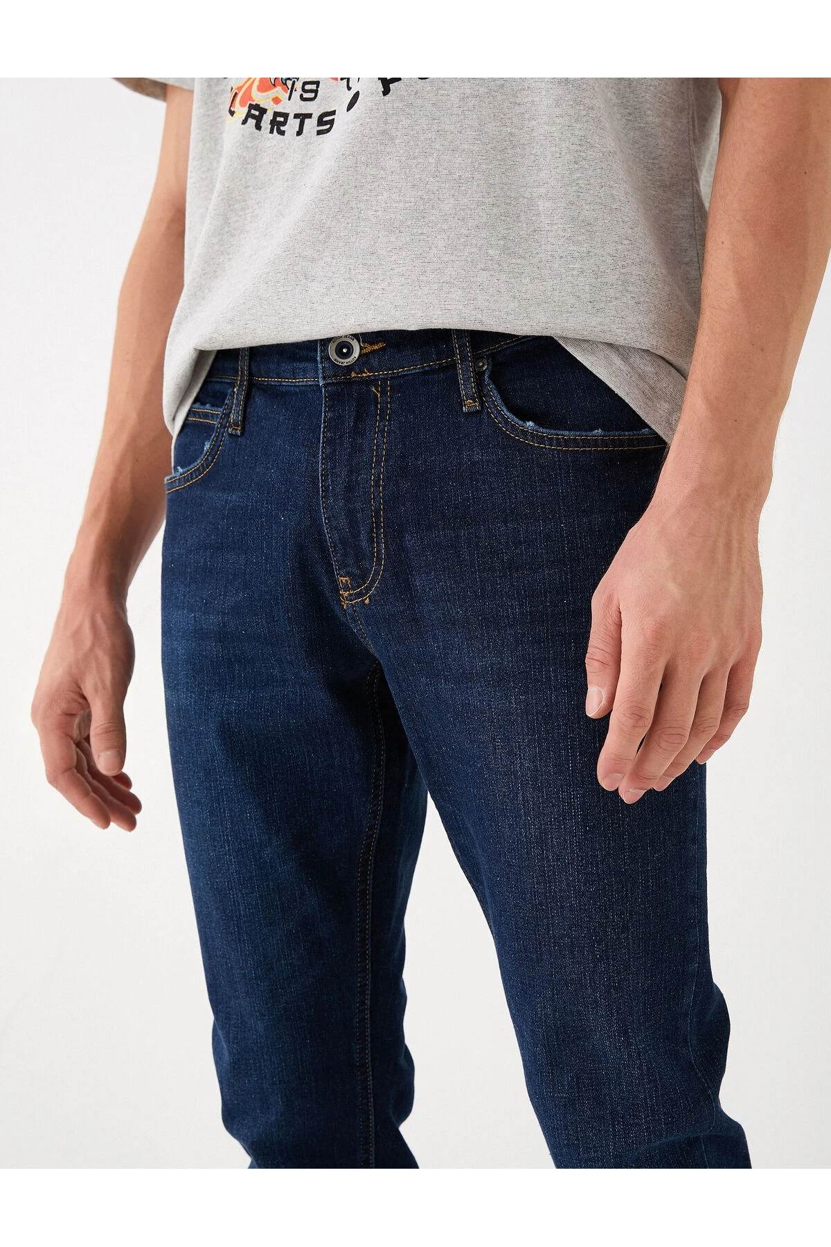 Straight Fit Kot Pantolon - Mark Jean