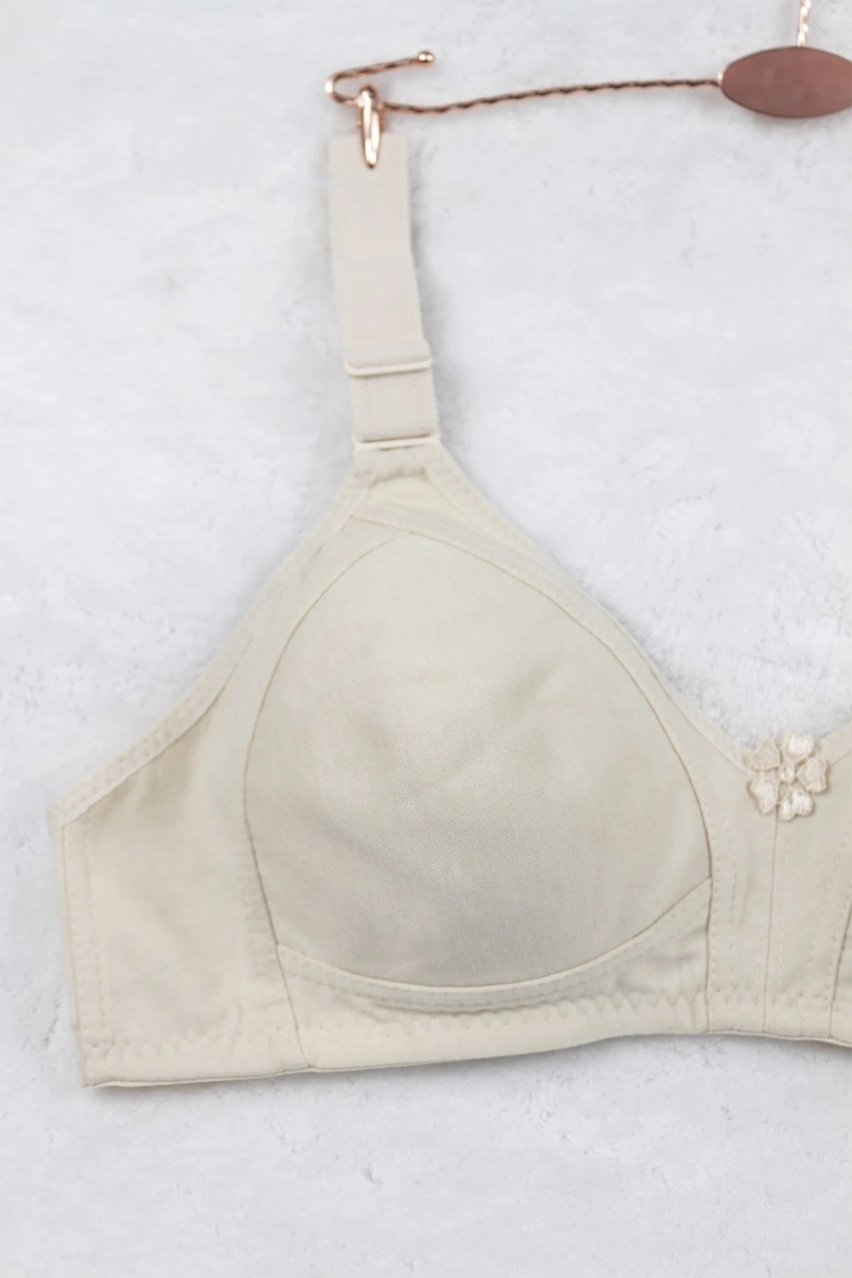 - TACOO Penye Toparlayıcı Ekru Renkli Sütyen 1001