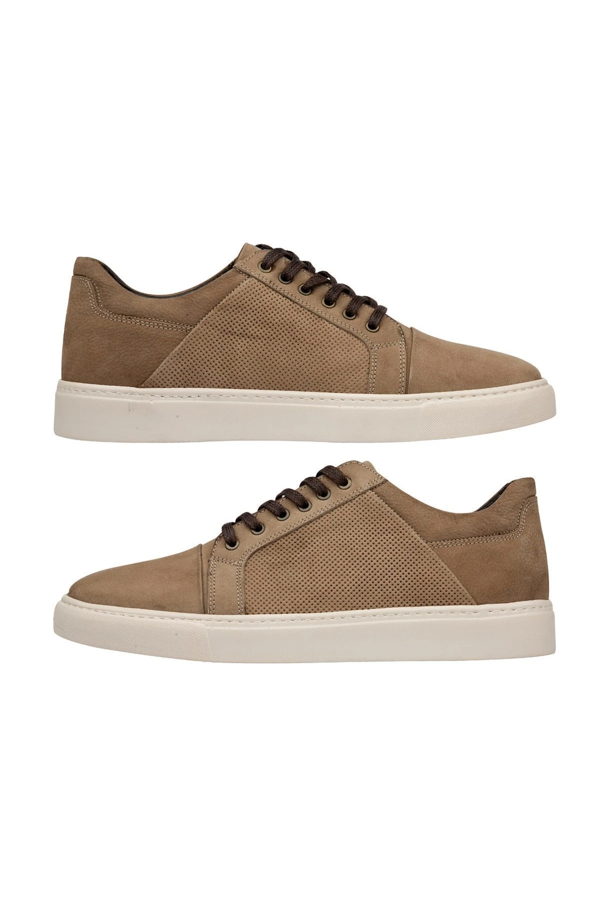 Açık Kahverengi Deri Casual Ayakkabı