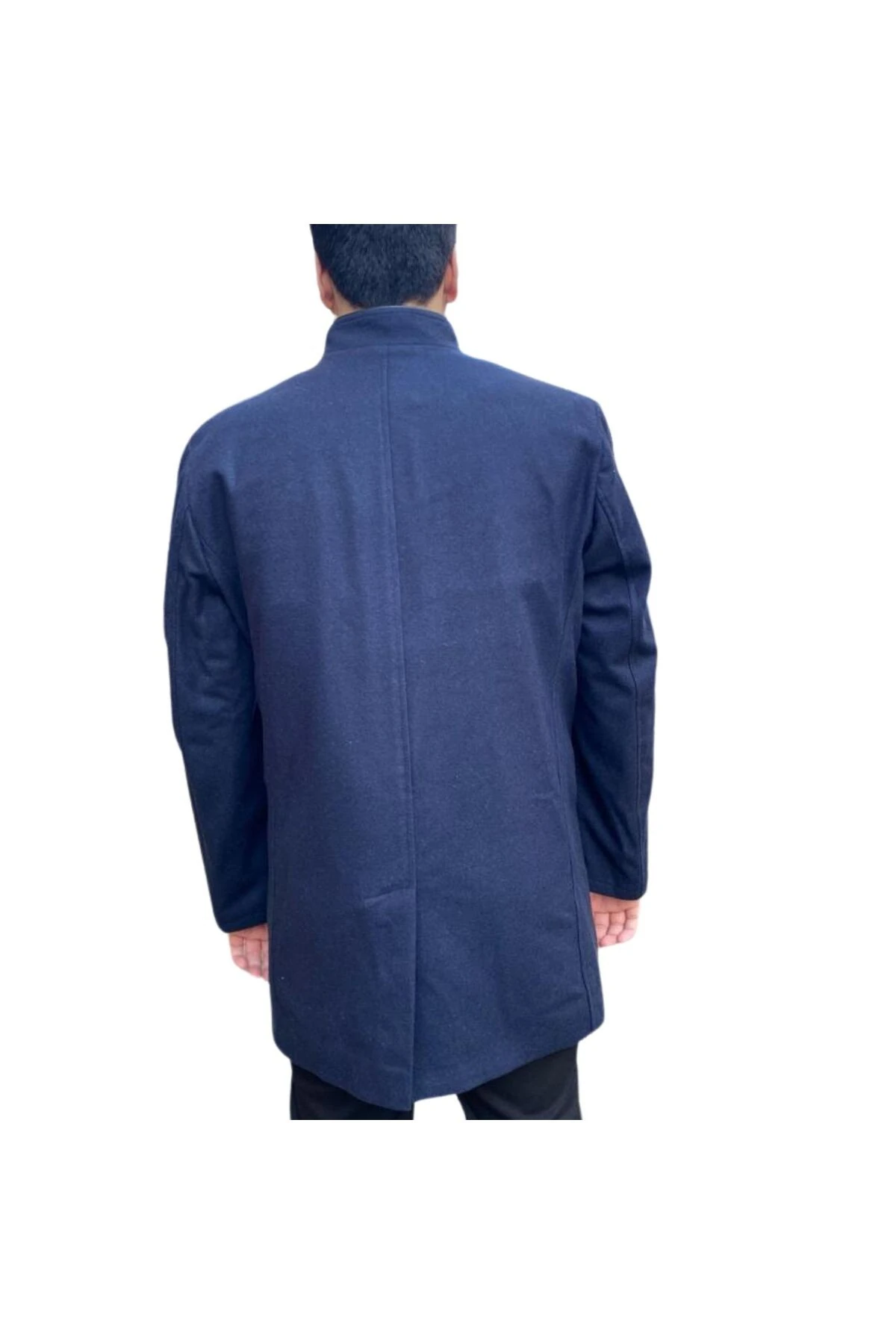 REGULAR FİT PREMİUM YÜN İÇERİKLİ RAHAT KALIP KAŞE KABAN SİYAH