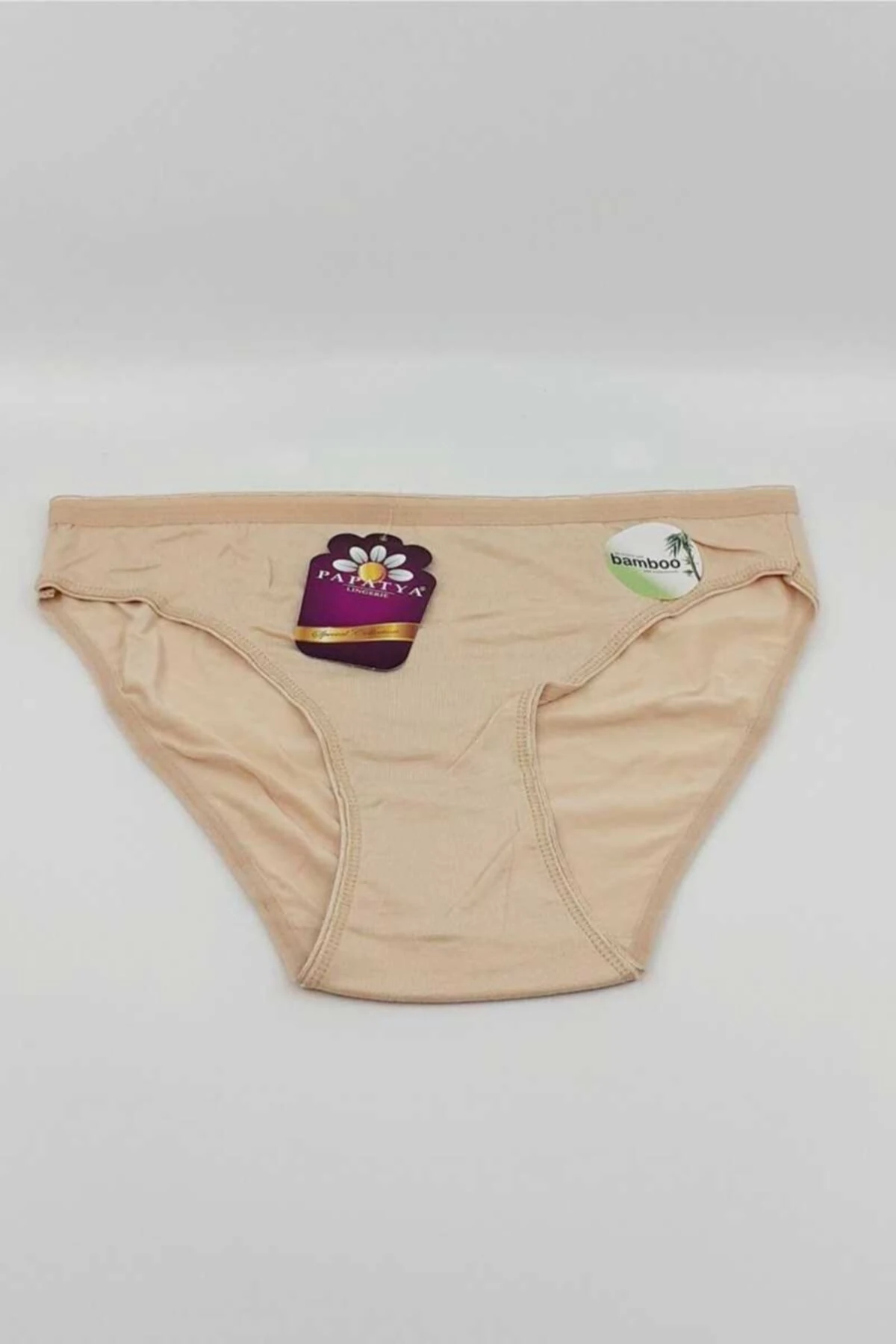 Kadın Slip Külot Bambu Kumaş (12 Adet)