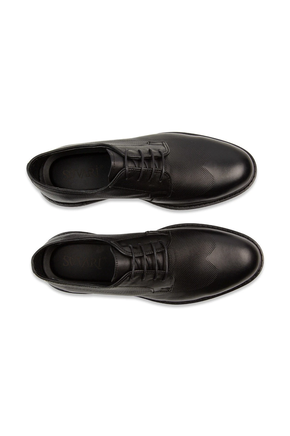 Siyah Deri Casual Ayakkabı