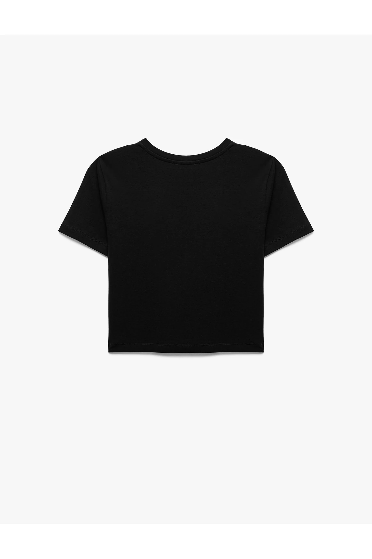 Pamuklu Slim Fit Kısa Kollu Bisiklet Yaka Tişört