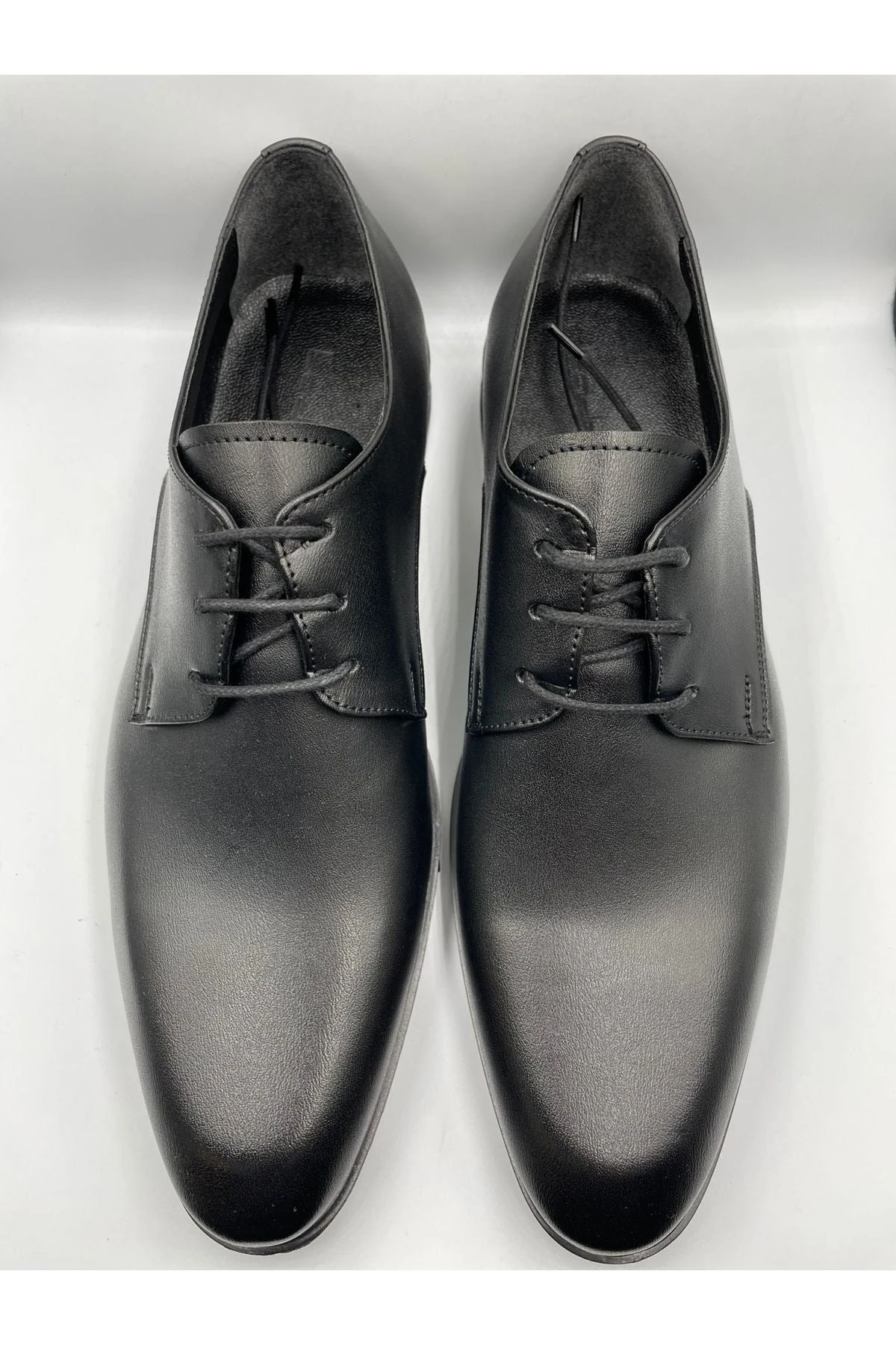 Blues Paris Trend Orjinal Deri Siyah Ayakkabı Özel Üretim El Işçiliği