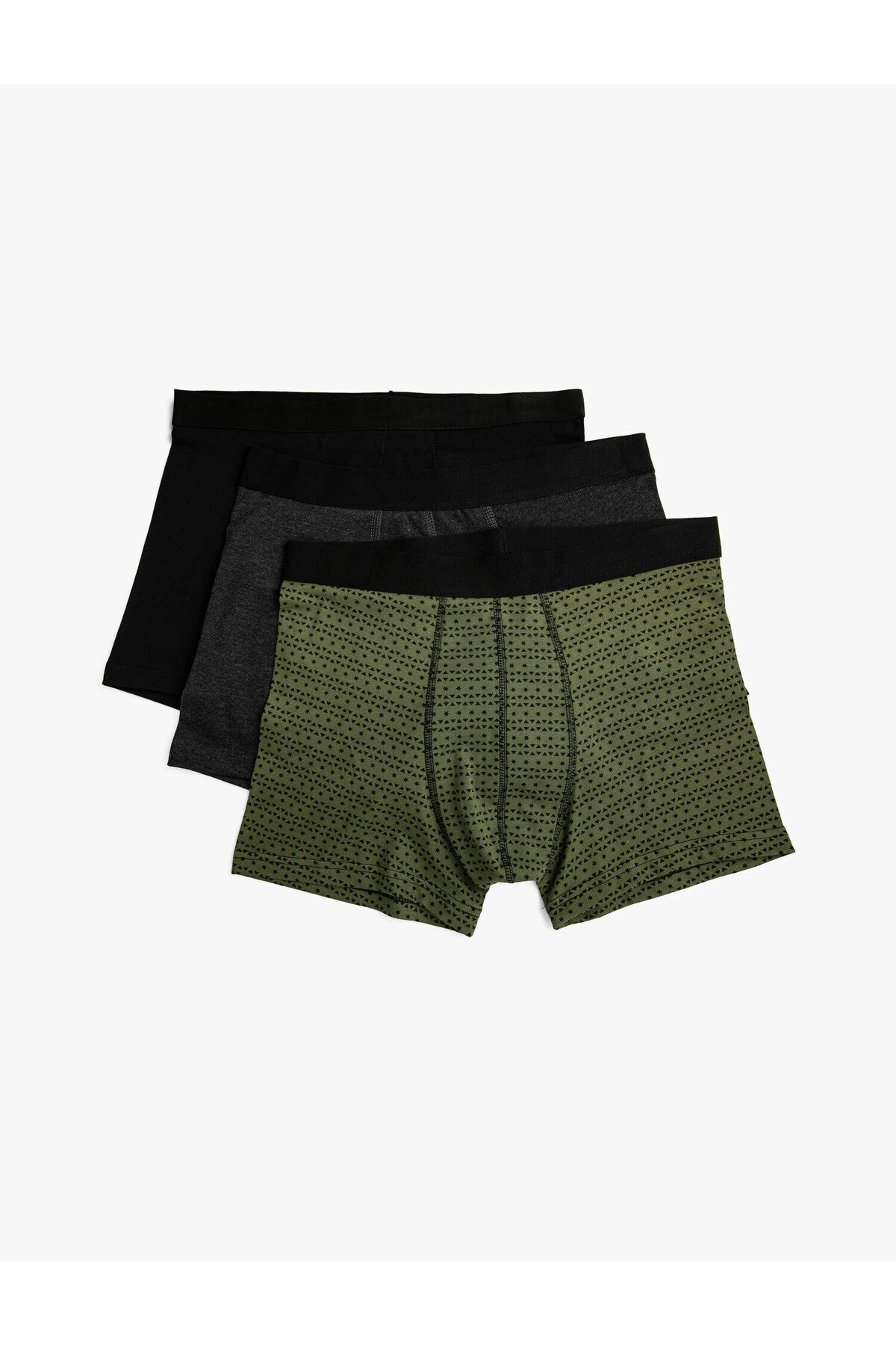 Pamuklu Basic Boxer Seti 3'lü
