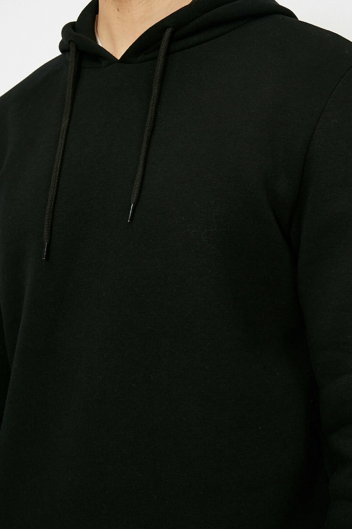 Erkek Gri Kapüsonlu Sweatshirt 0YAM71593LK