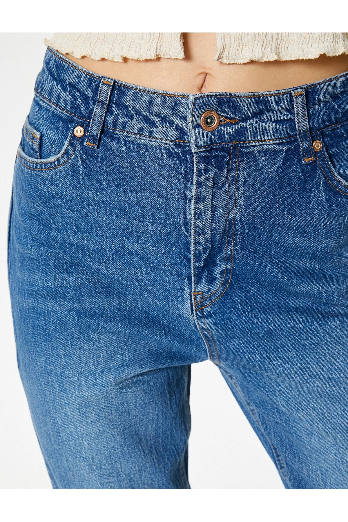 Kadın Jean Pantolon Indigo 4sal40306md