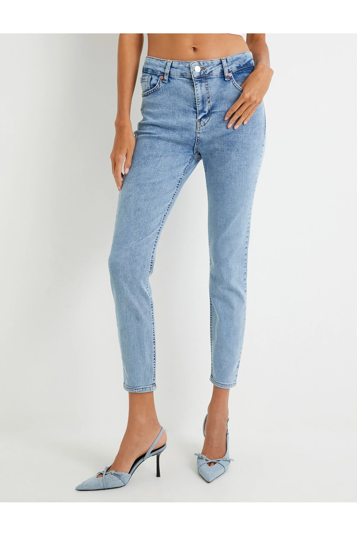 Kadın Jean Pantolon Indigo 4sal40307md