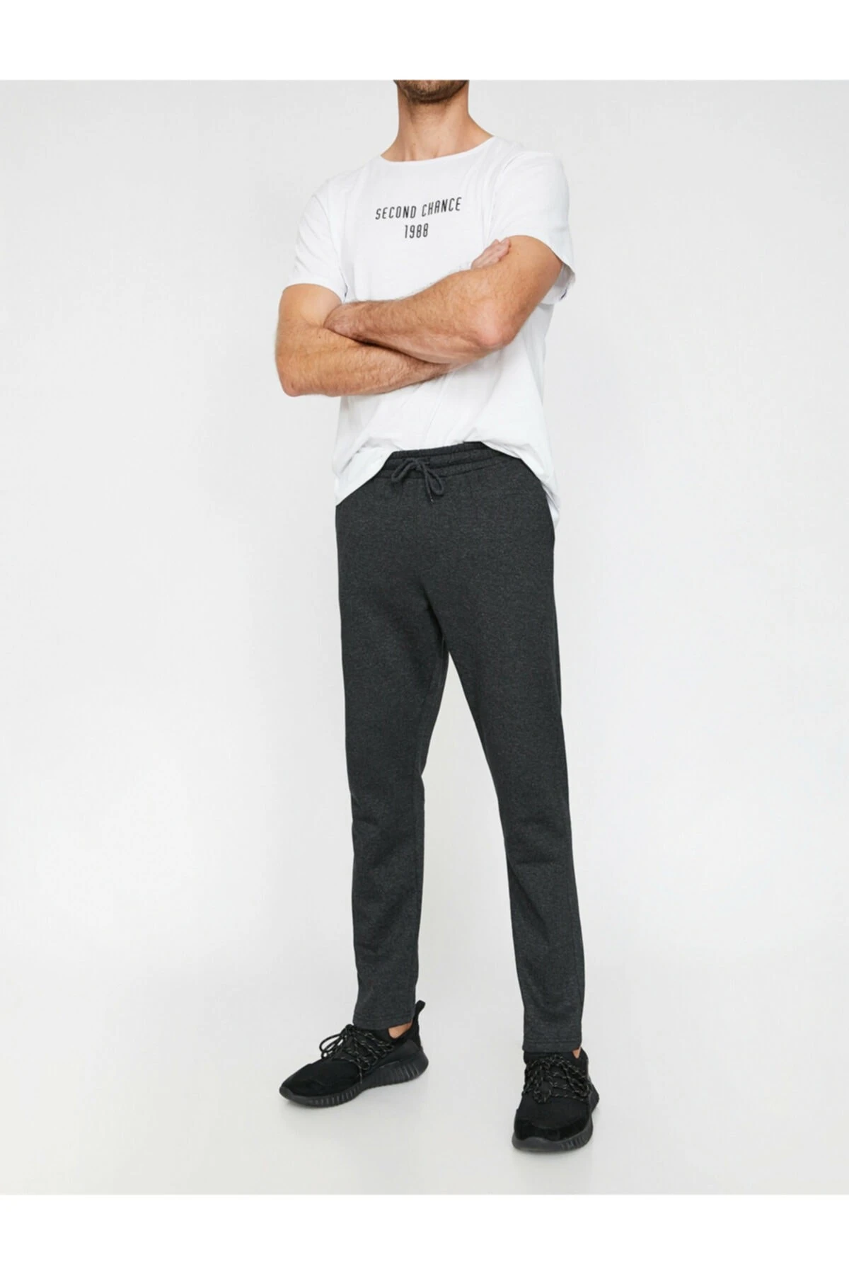 Erkek Gri Eşofman Altı 0YAM41001LK