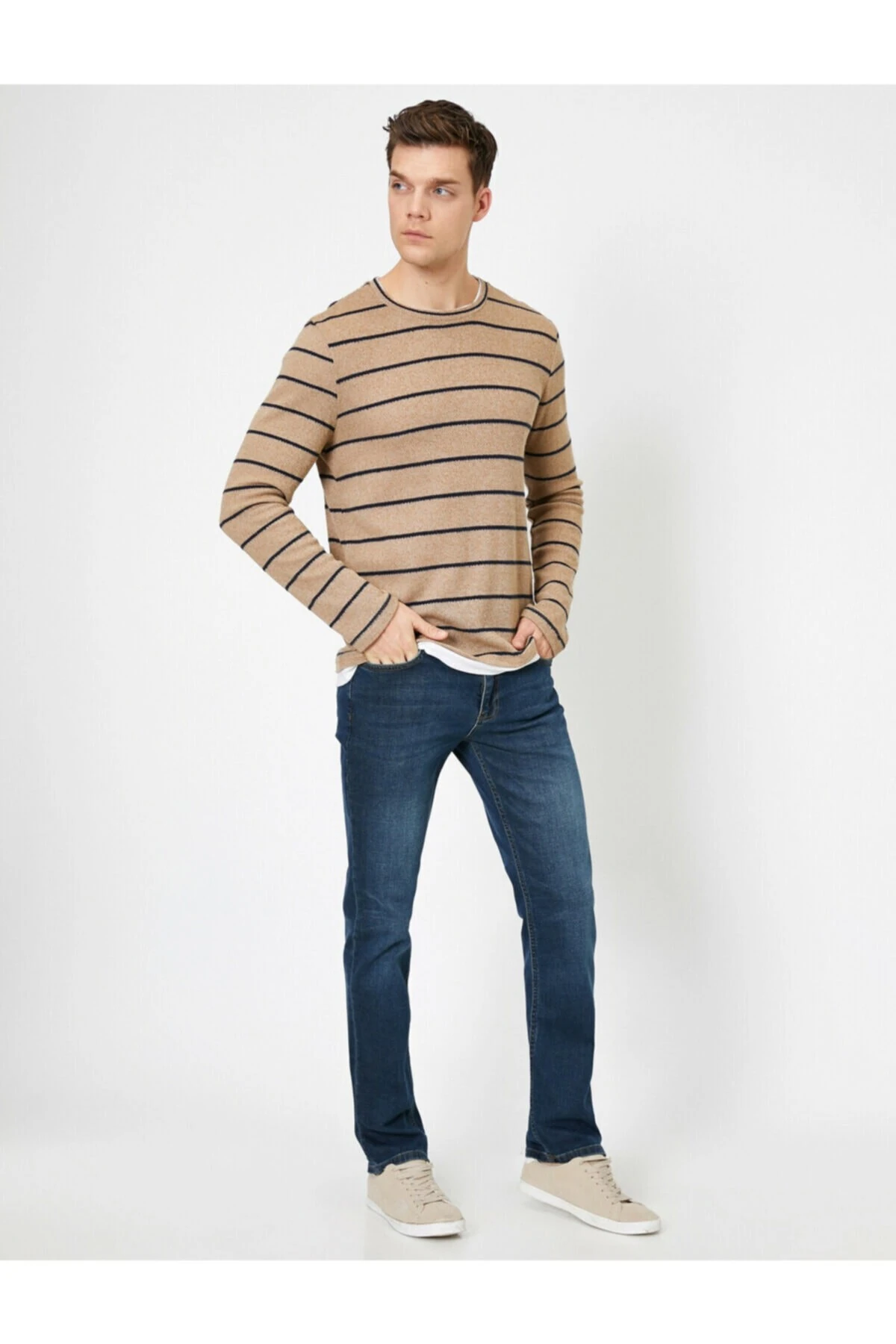 Erkek Mark Straight Jean Pantolon