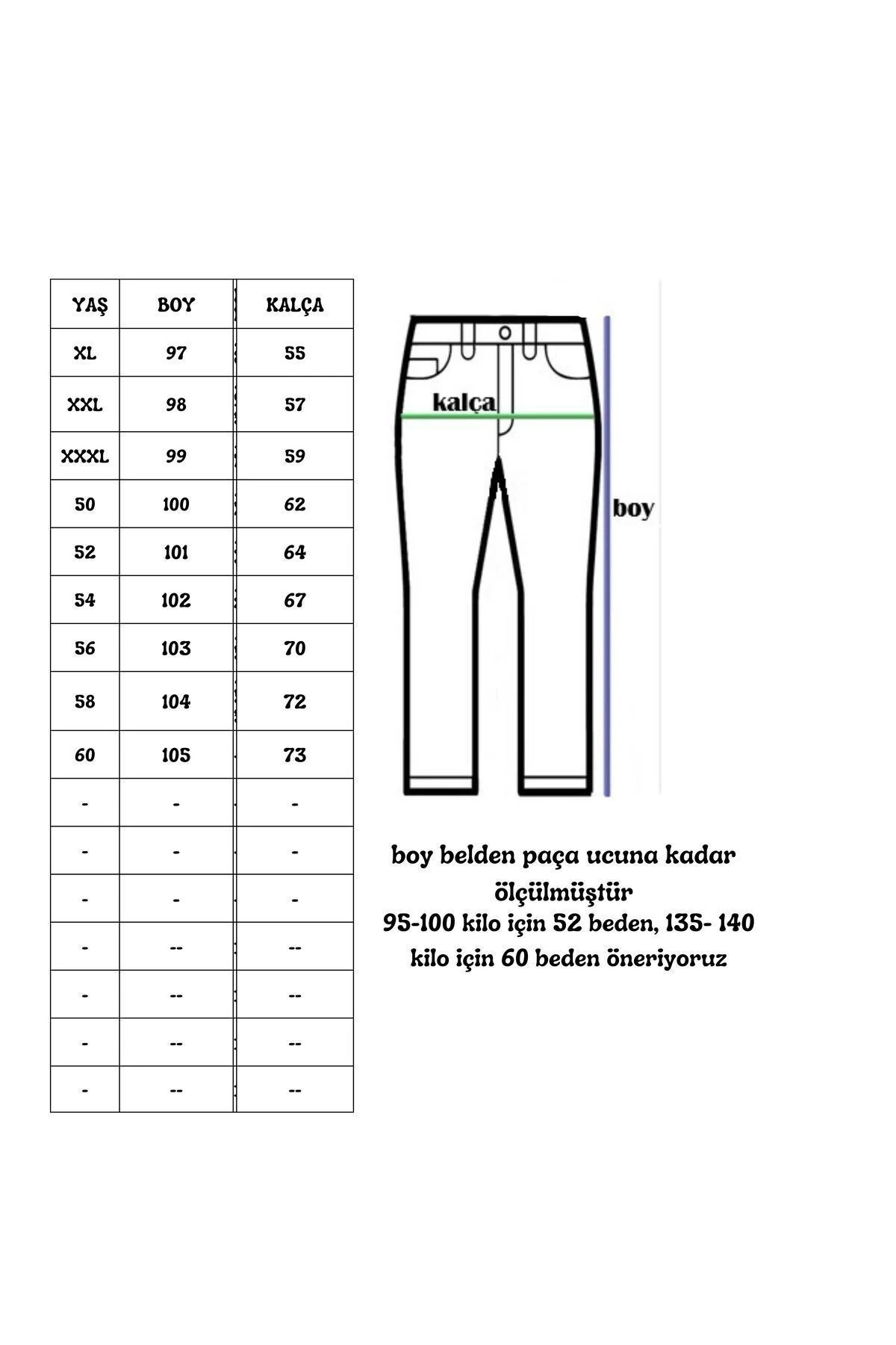 Erkek Büyük Beden Keten Serili Hambez Pantolon