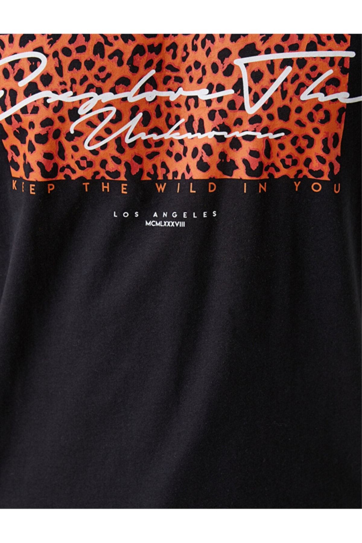 2sam10646hk Erkek T-shirt Siyah
