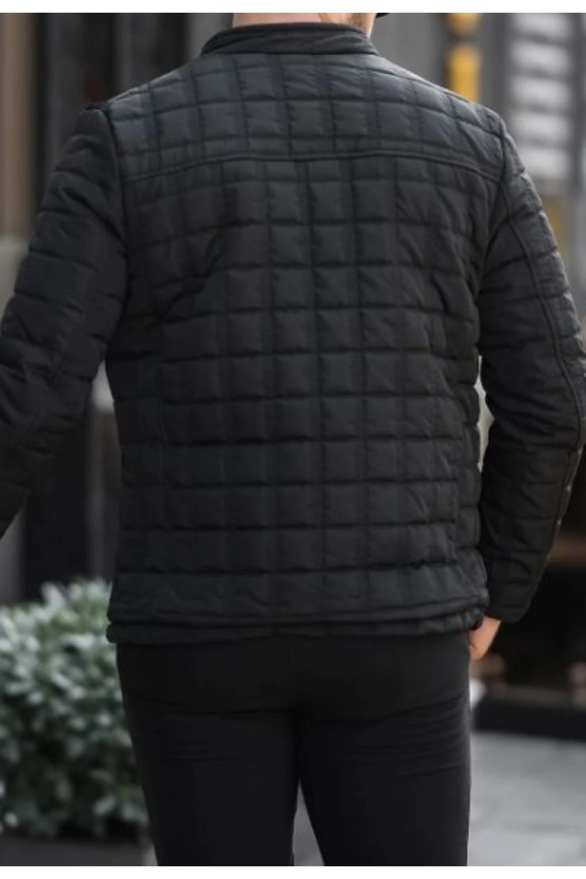 BLUESMODA İÇİ FULL PELUŞ SUYA DAYANIKLI KAPİTONE RAHAT KALIP ÇİFT CEPLİ REGULAR MONT