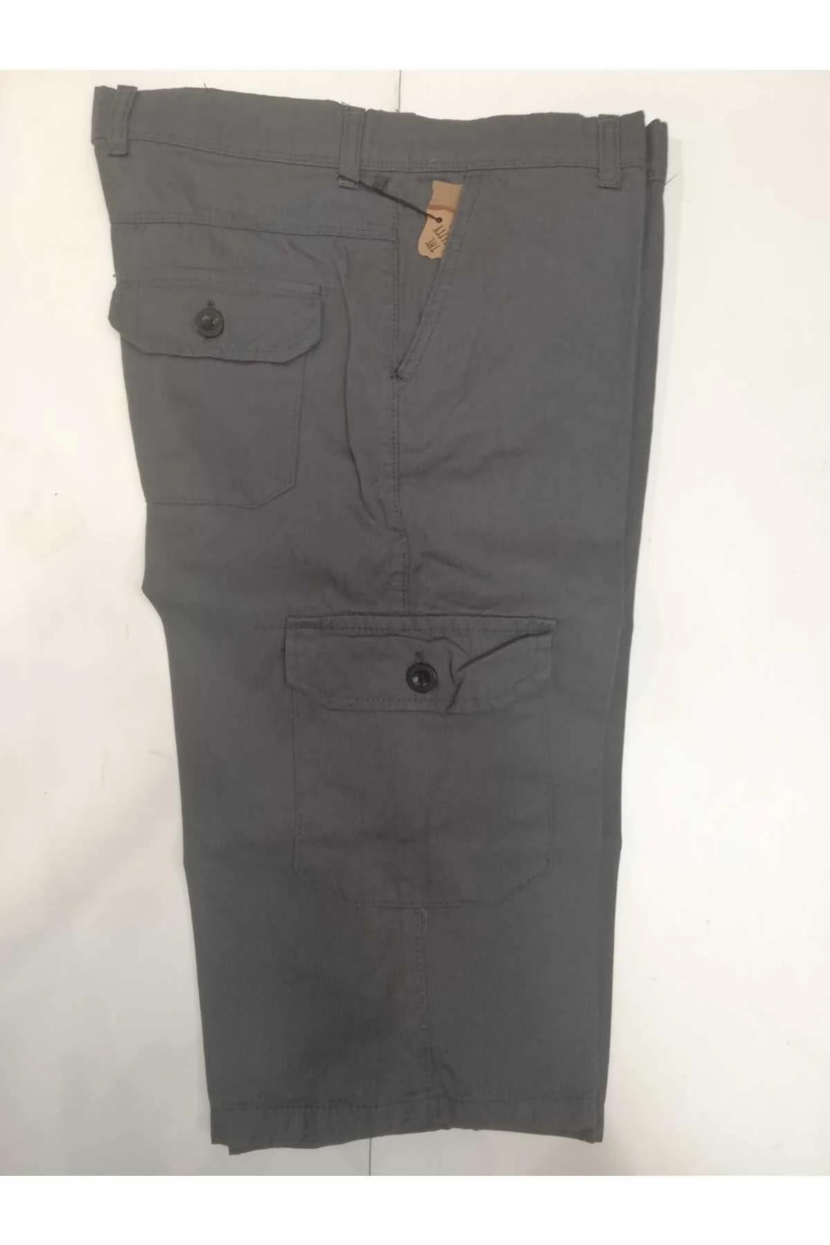 PAMUK KUMAŞ KARGO CEP KETEN Erkek KAPRİ BERMUDA