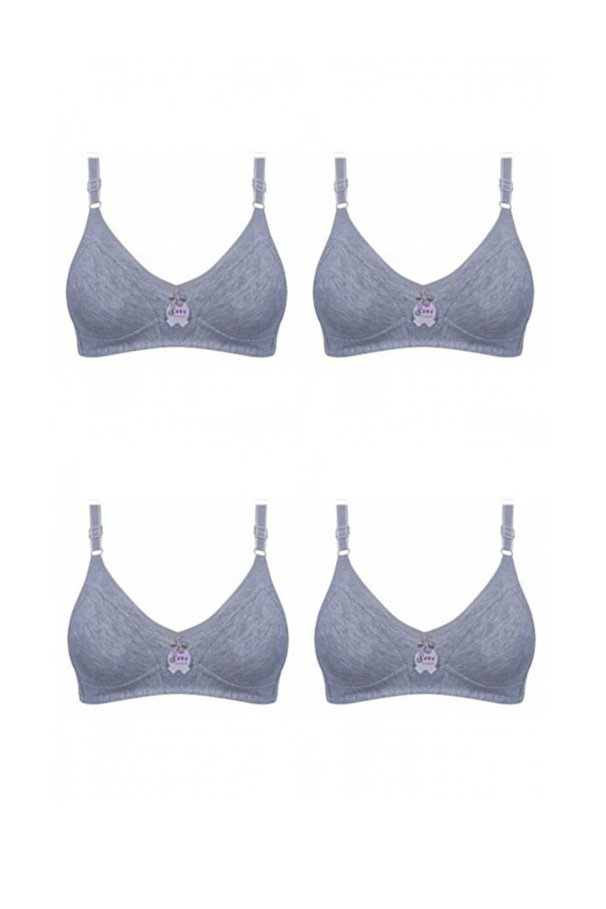 - TACOO Penye Toparlayıcı 4 Adet Gri Sütyen 1001