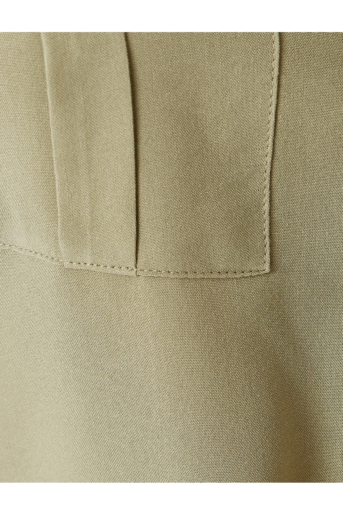 Bağlama Detaylı Viskon Kısa Kollu Crop Oversize Gömlek