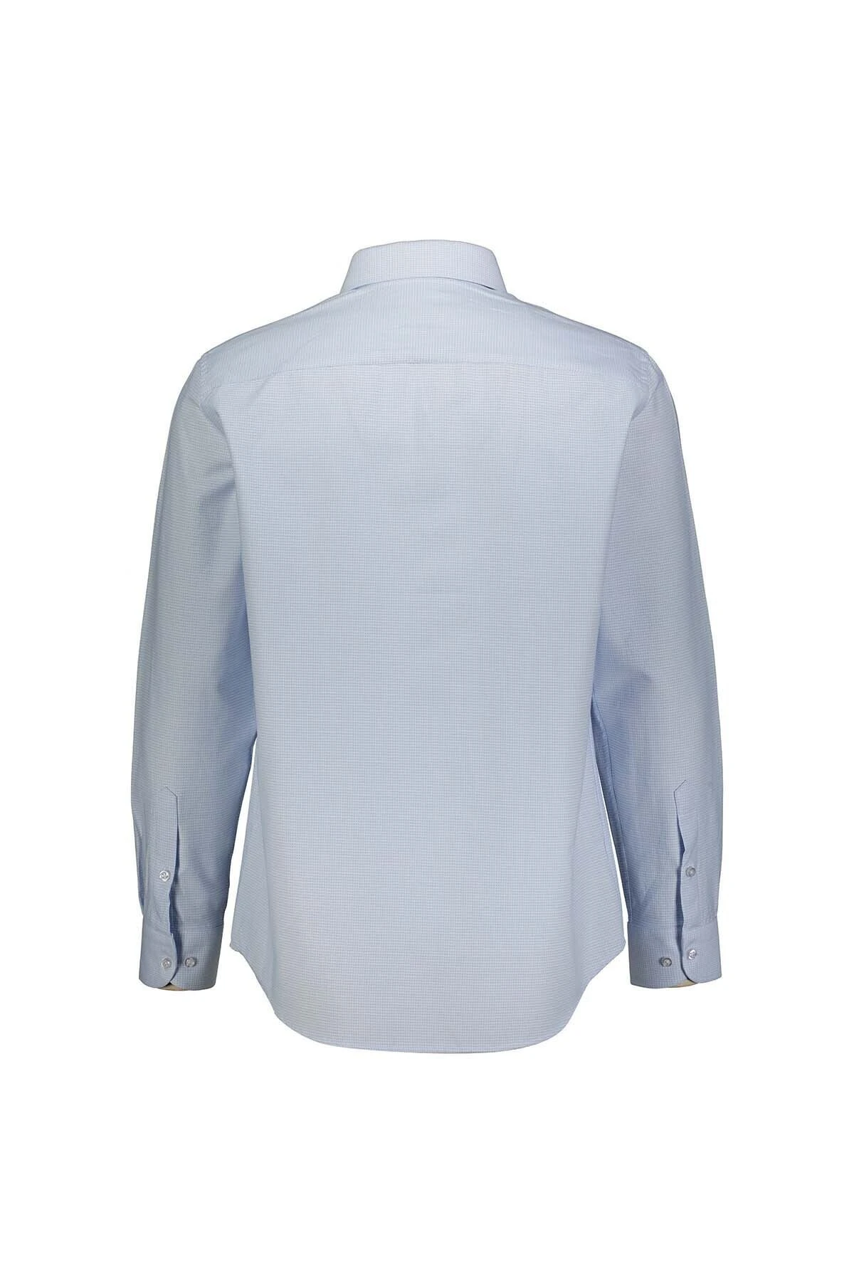 Armürlü Regular Buz Mavisi Erkek Gömlek Gm2025300030