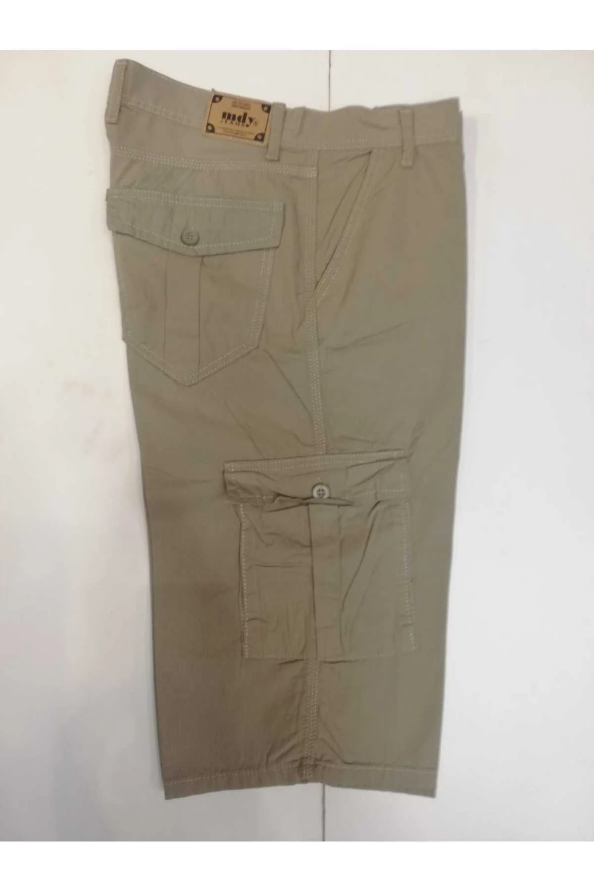 PAMUK KUMAŞ KARGO CEP KETEN Erkek KAPRİ BERMUDA