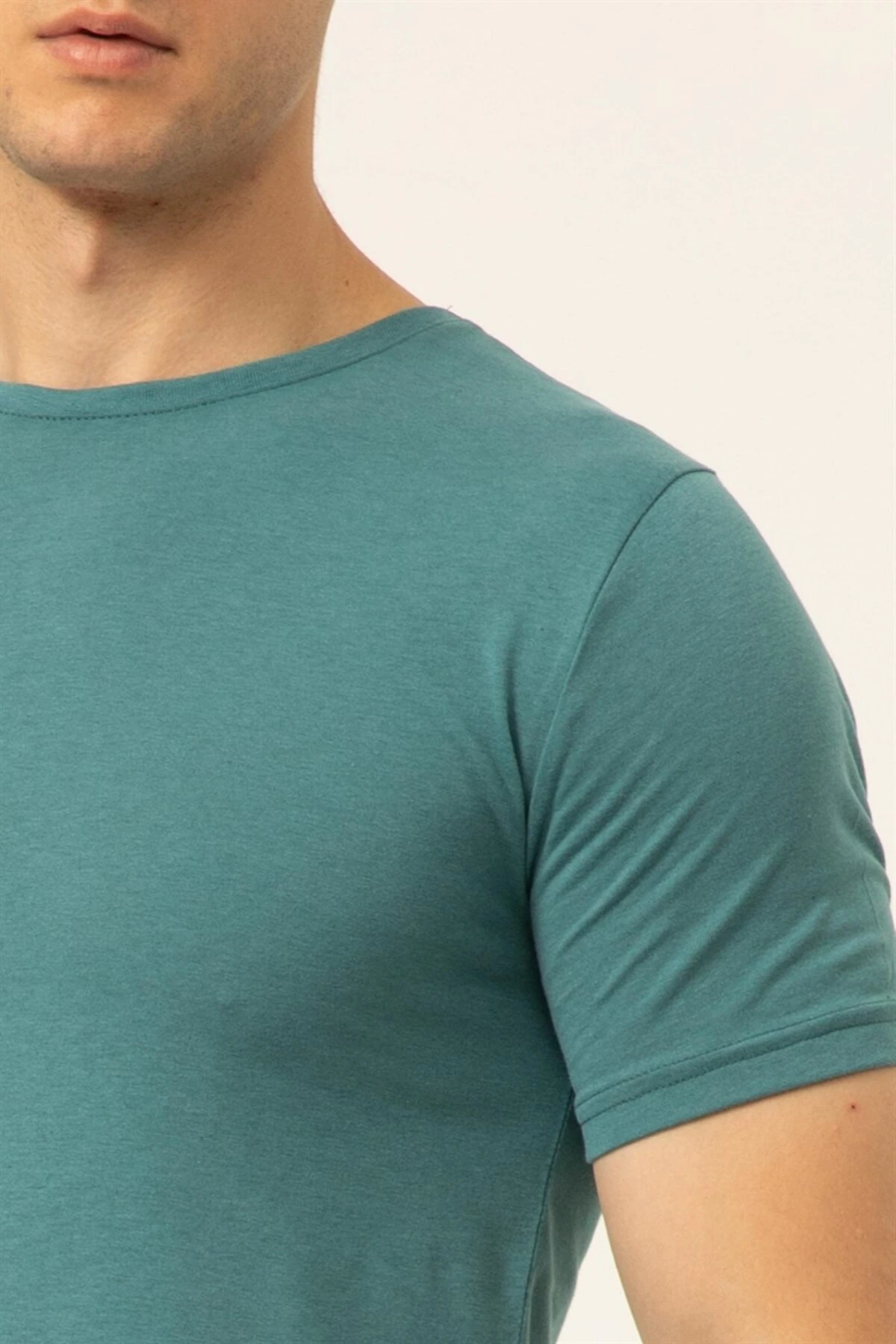 Süvari Regular O Yaka Mavi Erkek Tişört