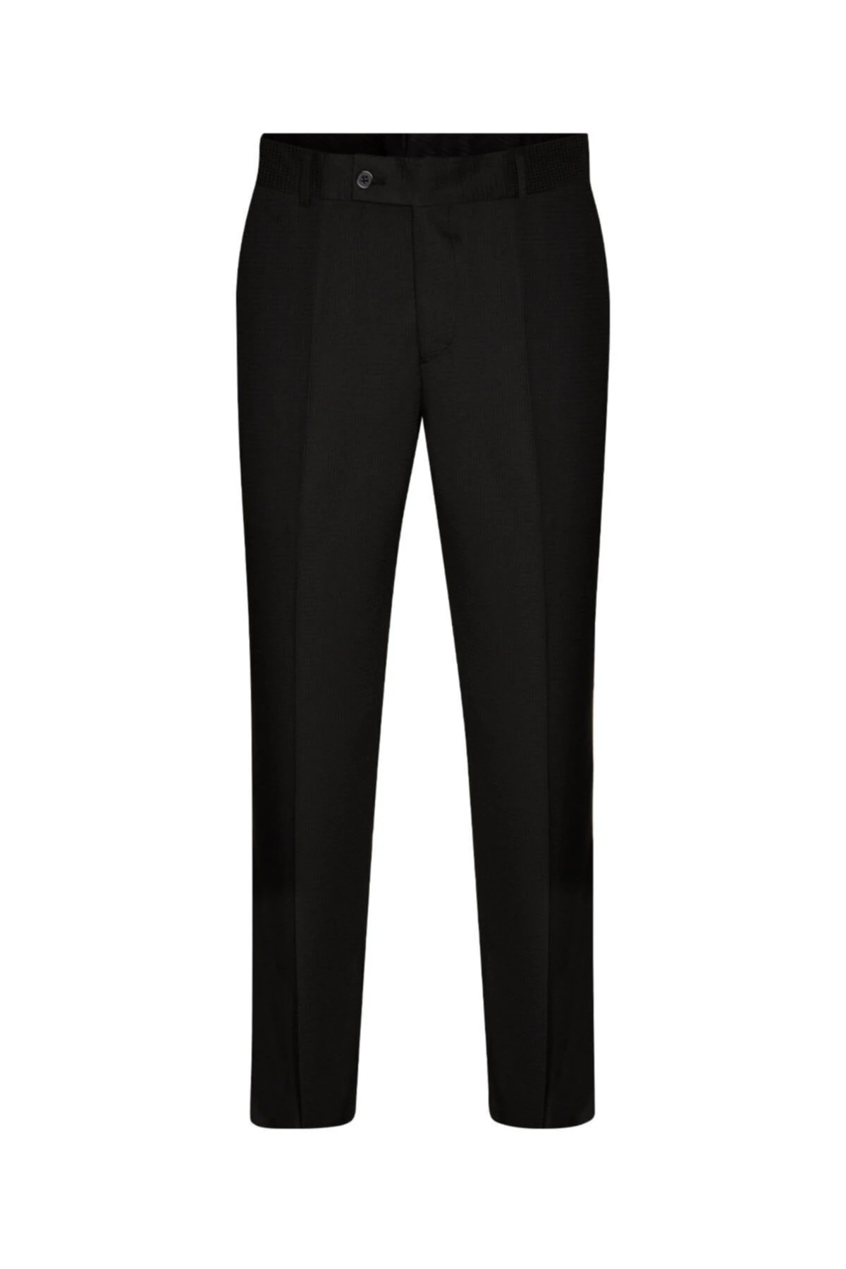 Rahat Kalıp Gabardin Siyah Erkek Pantolon
