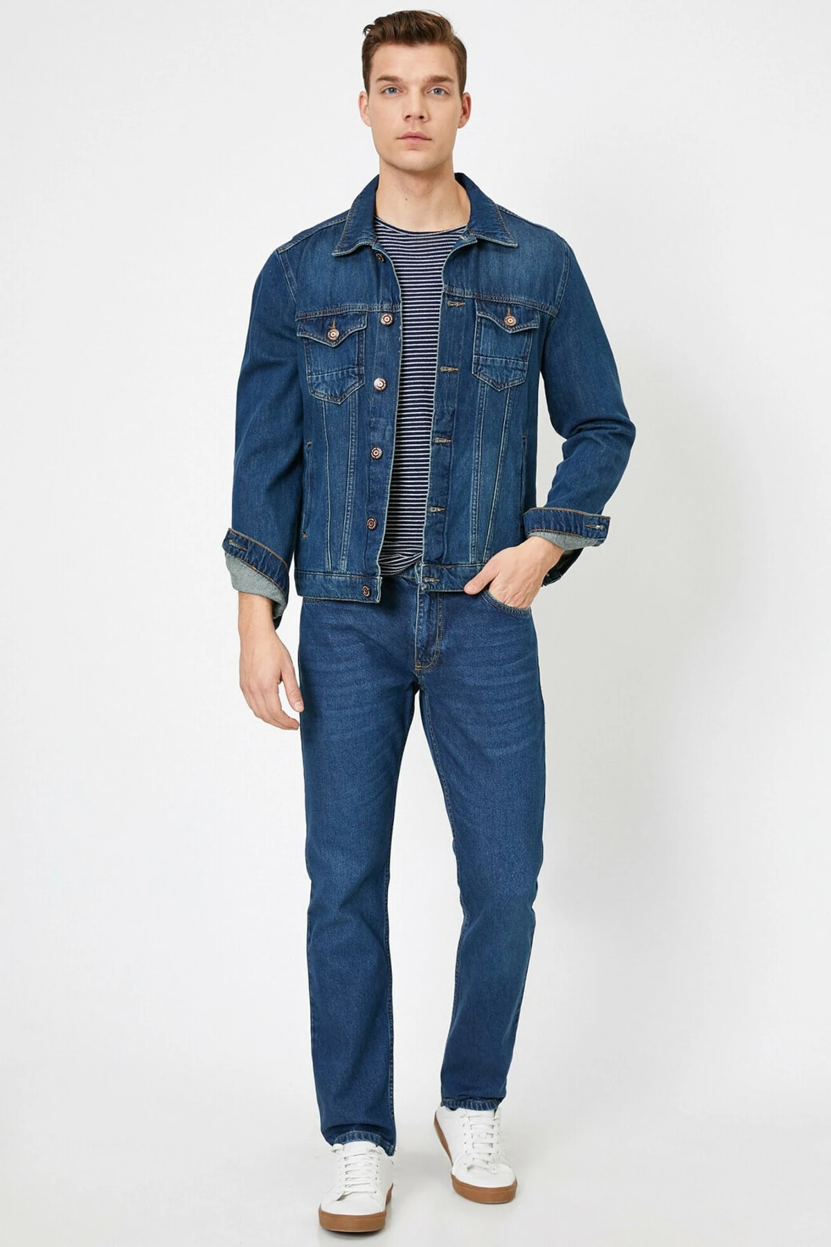 Erkek Mavi Mark Jean Pantolon 0YAM45223LD