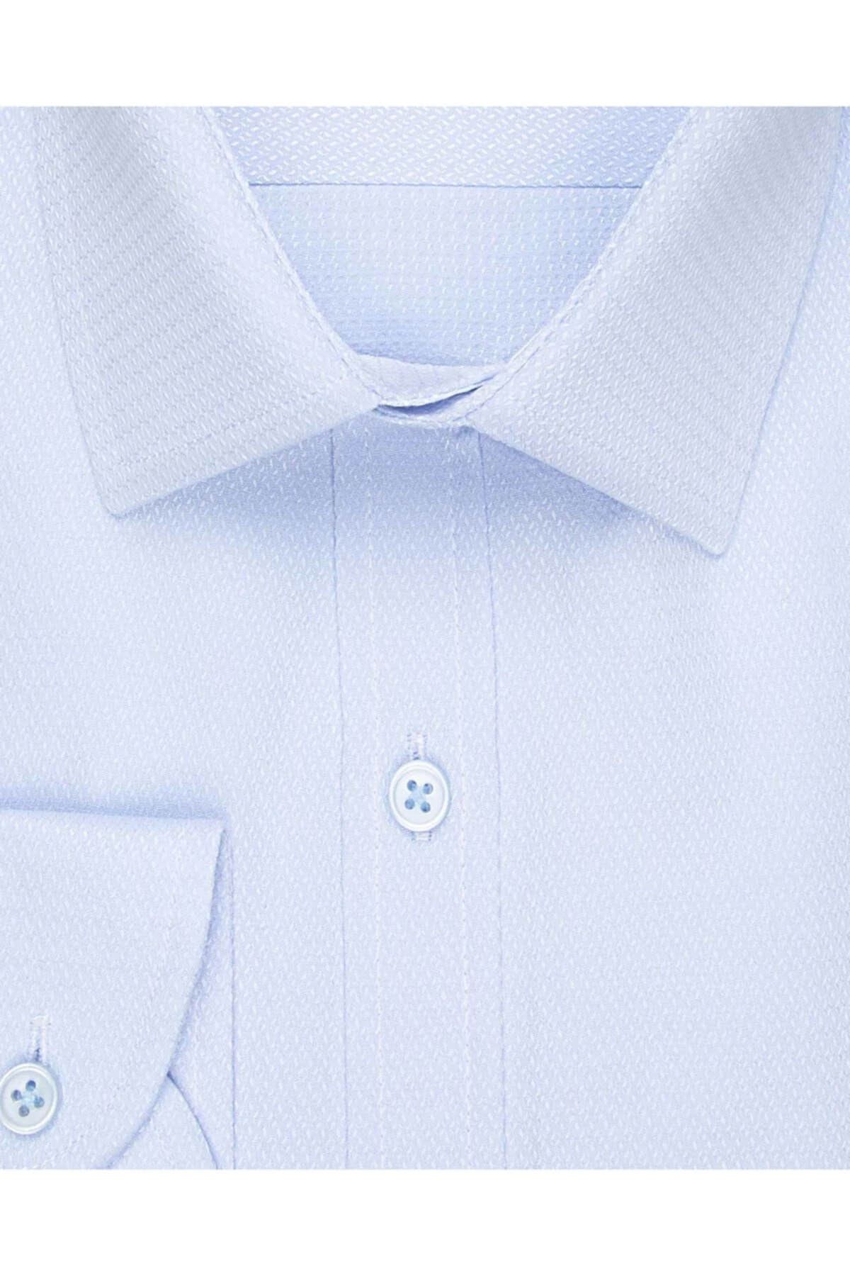 Bol Kesim Armür Desenli Siyah Erkek Gömlek