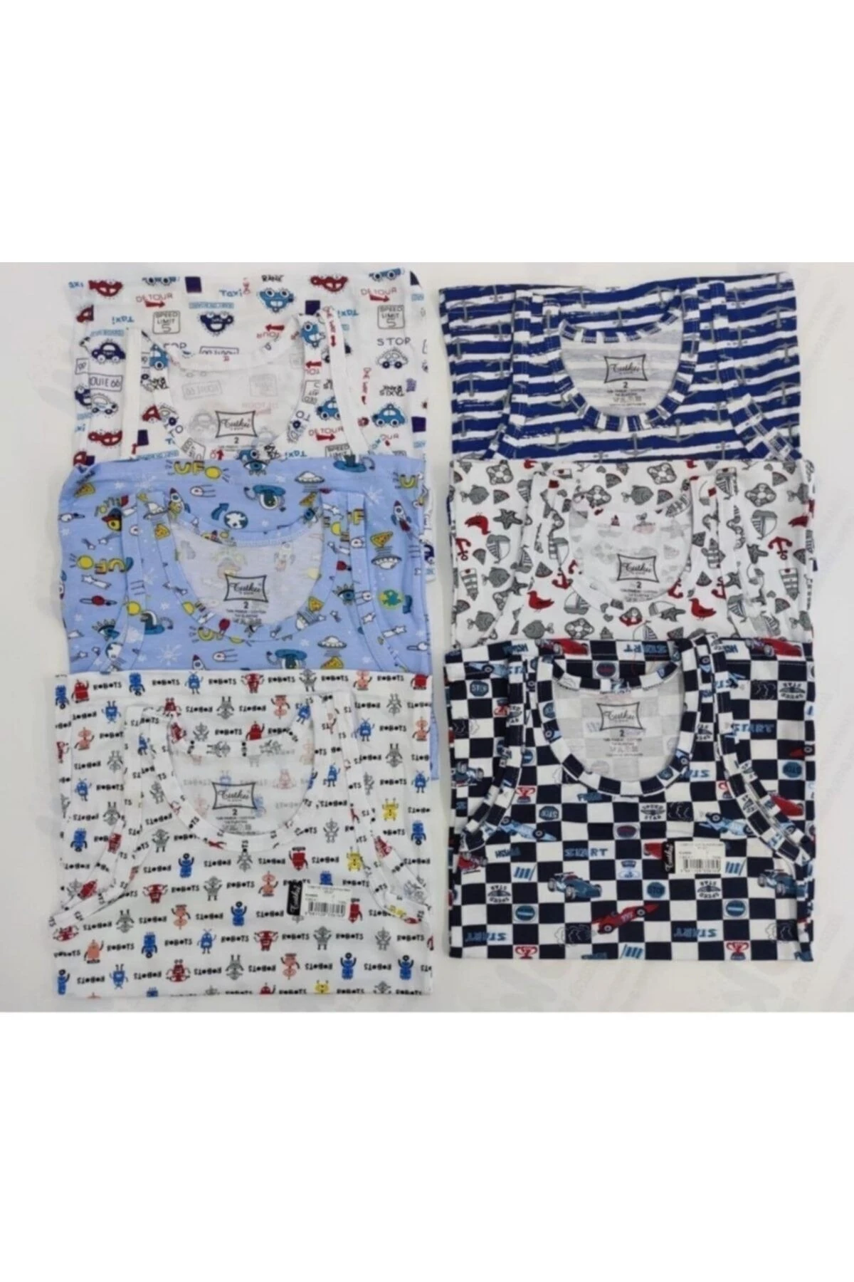 Erkek Çocuk Atleti 4lü Çocuk Atleti