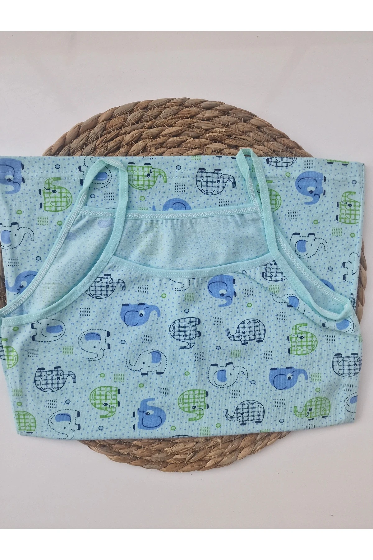 Kız Çocuk İp Askılı Desenli Atlet 3'Lü