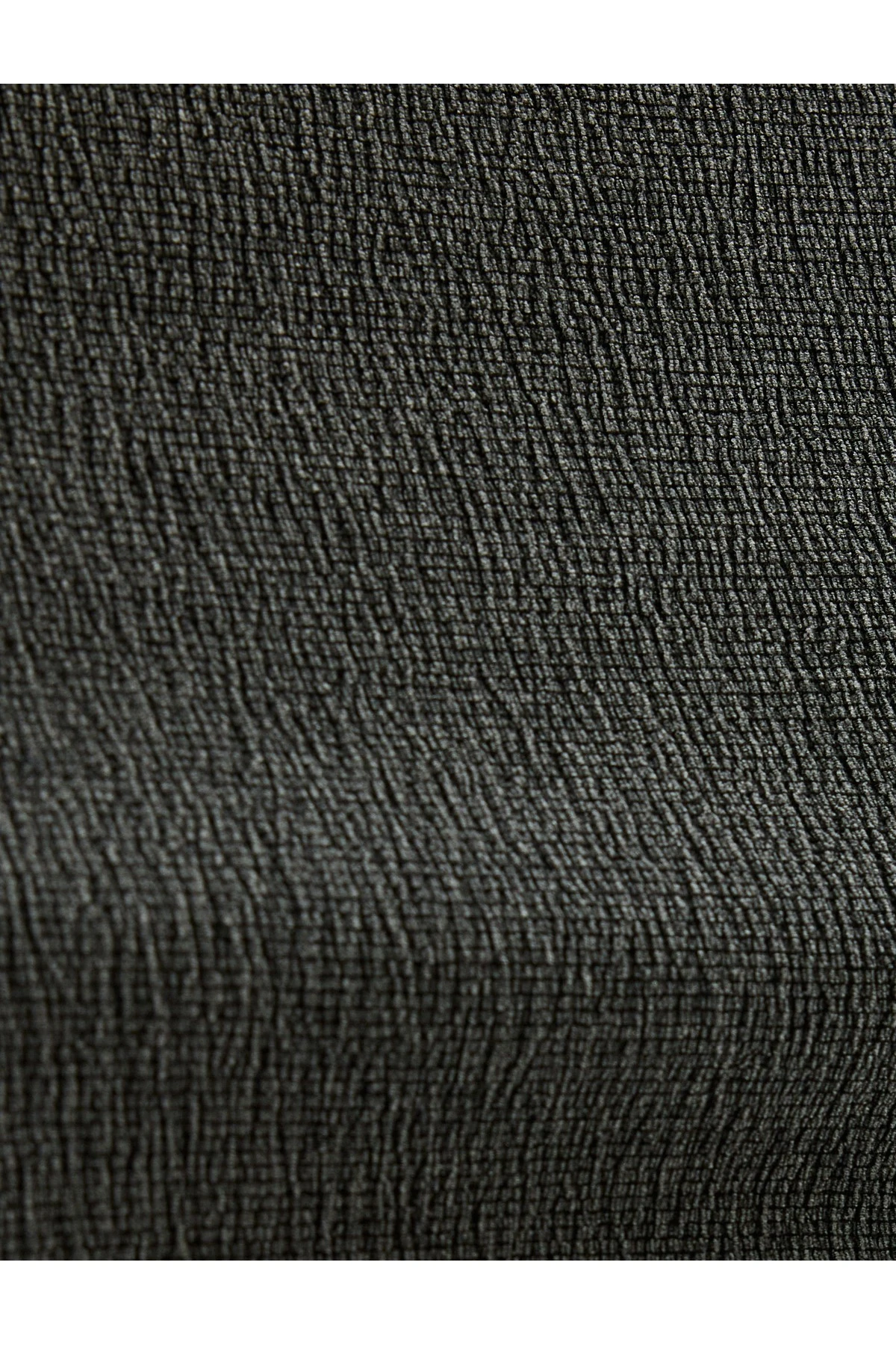 Yuvarlak Yaka Drape Detaylı Asimetrik Kolsuz Tişört