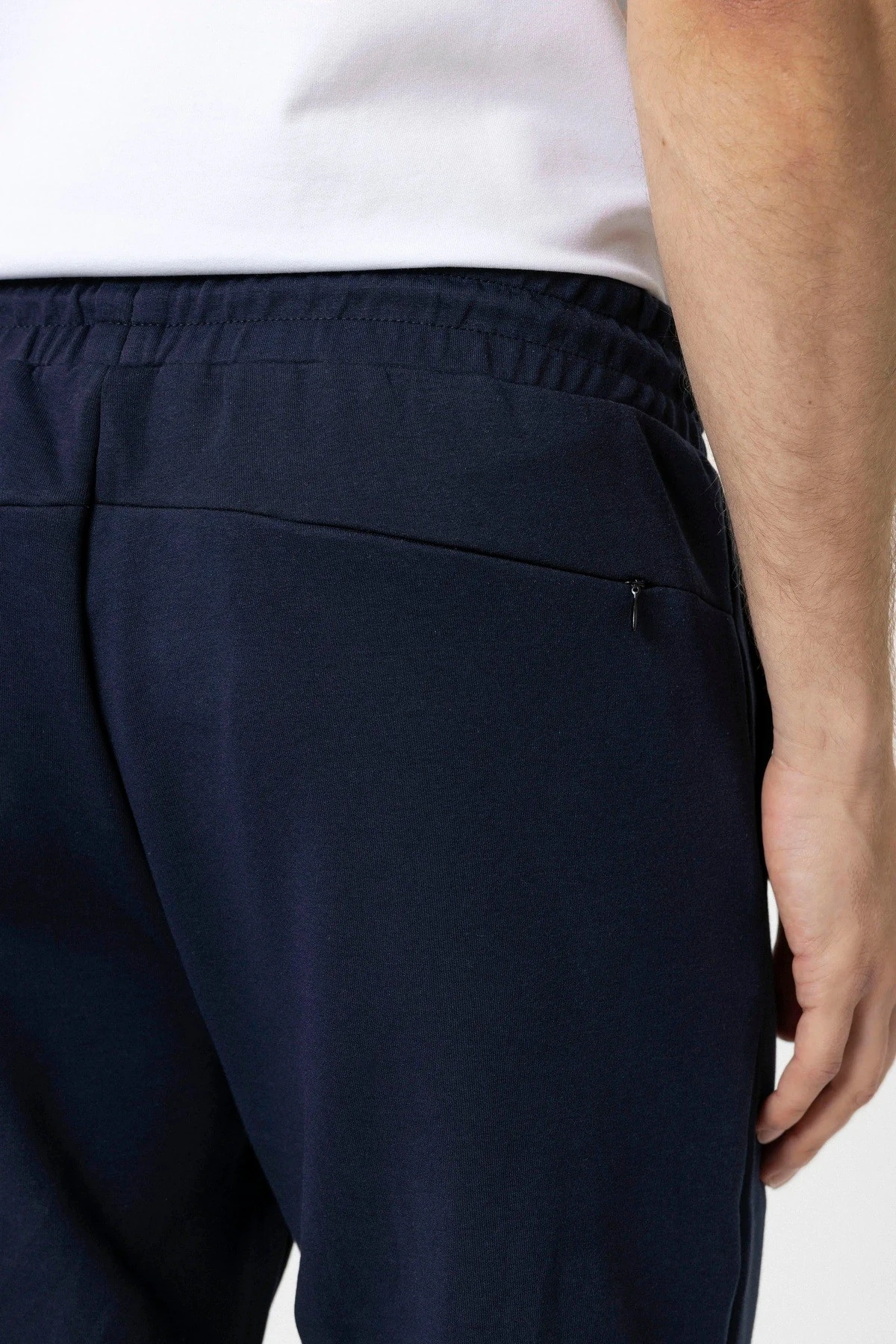 Süvari Bol Kesim Düz Jogger Siyah Eşofman Altı