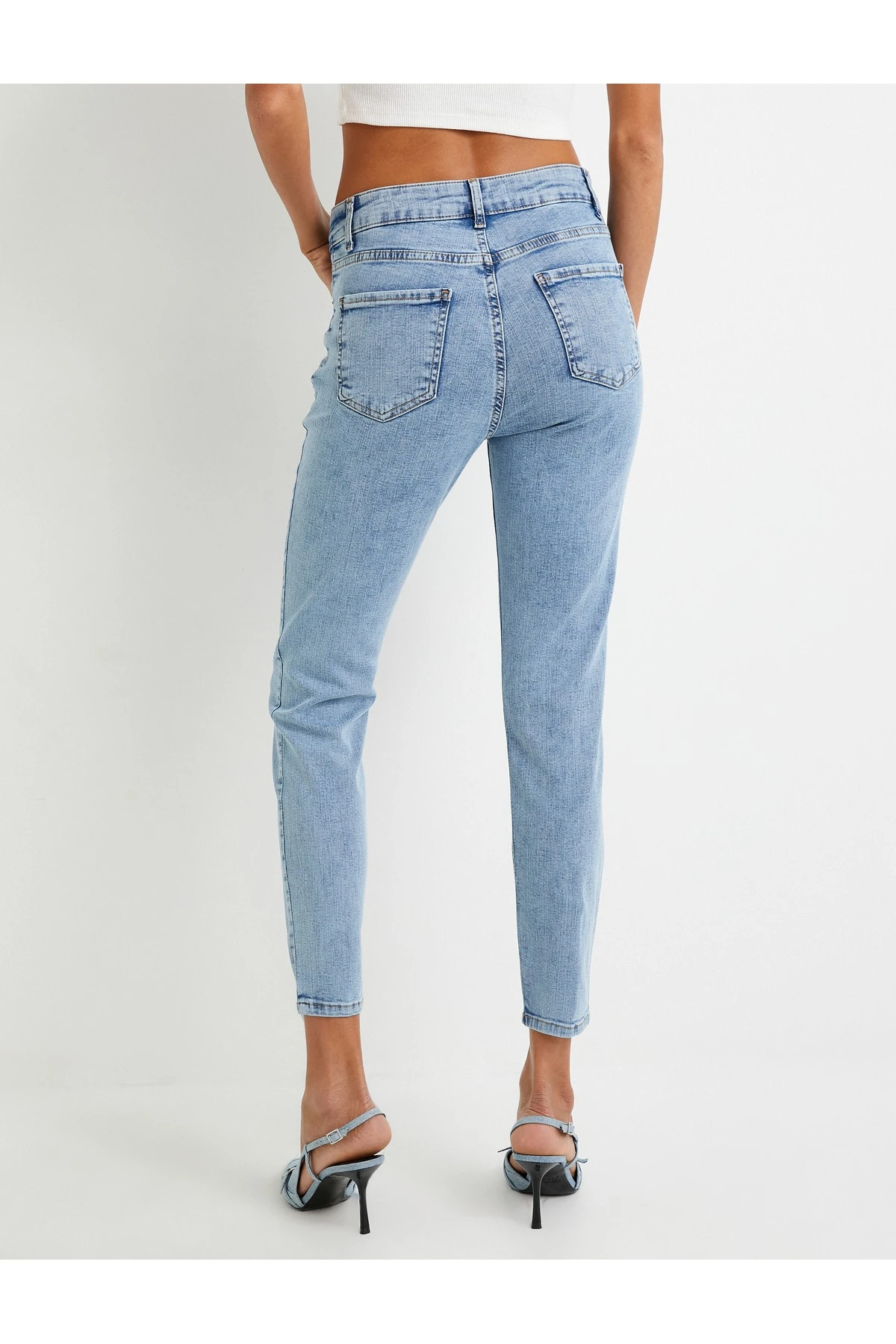 Kadın Jean Pantolon Indigo 4sal40307md