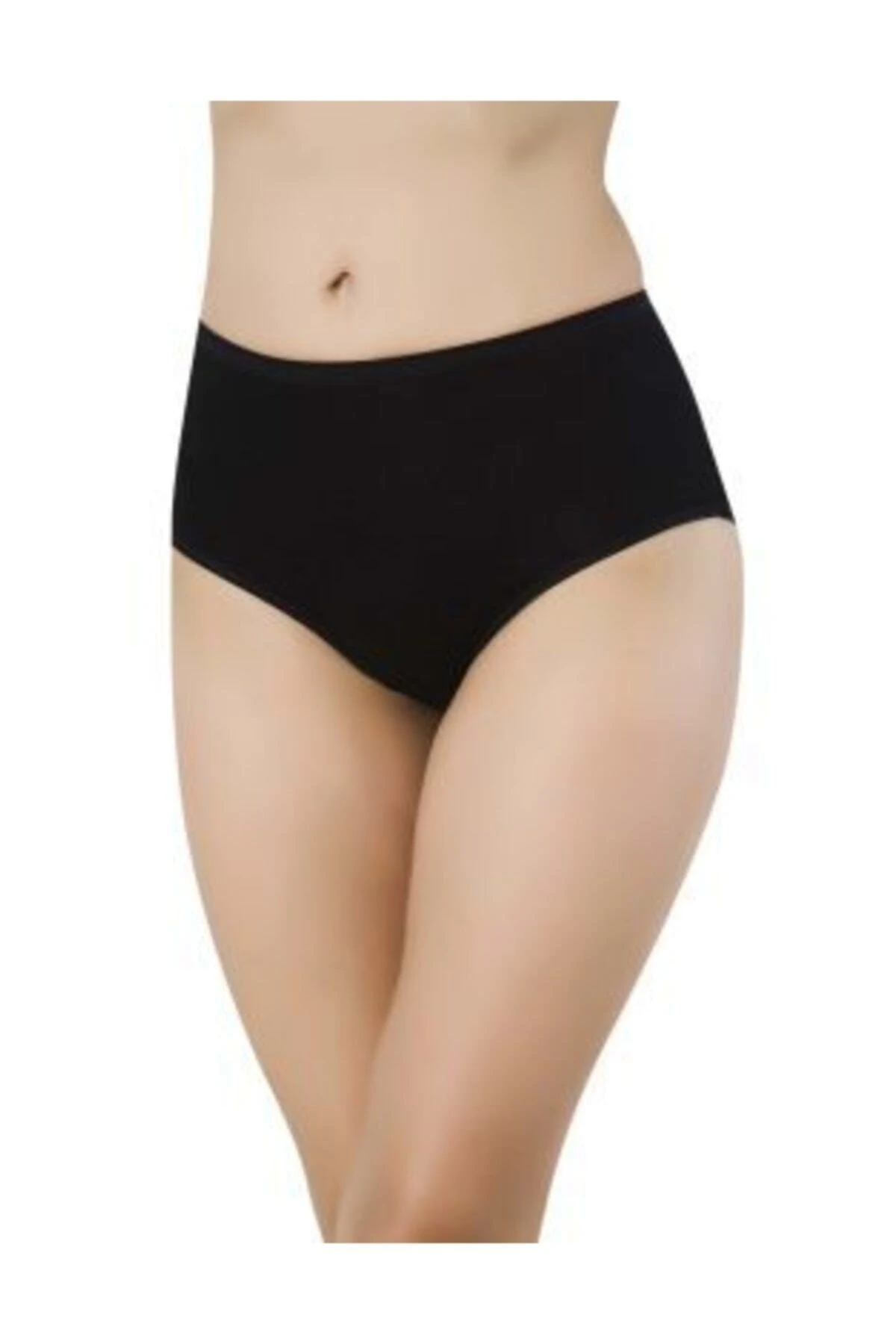 Bambu 2'li Kadın Yüksek Bel Külot 2572