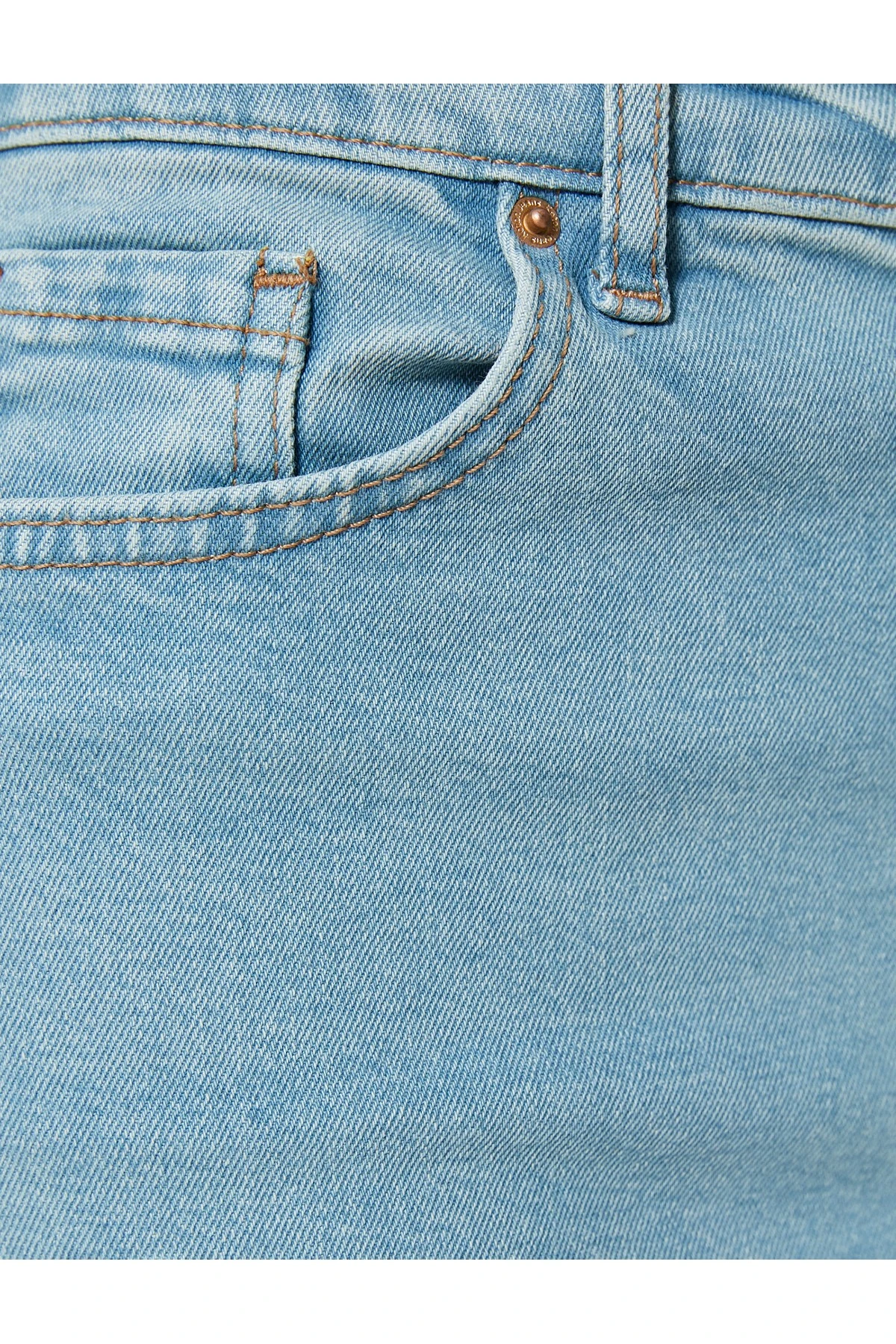 İspanyol Paça Bootcut Jean Pantolon Crop Slim Fit Standart Bel - Kick Flare Jean