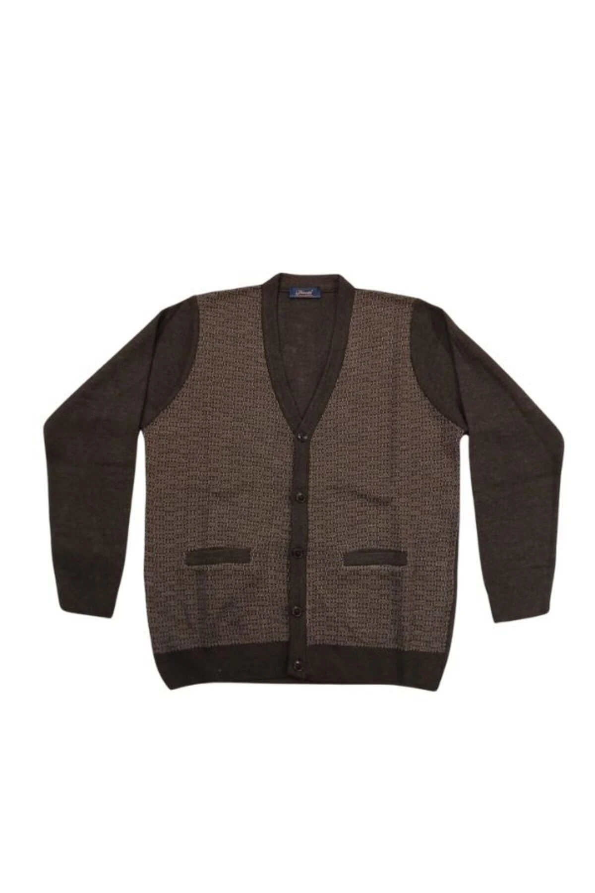 GALERİA DESENLİ ÖRME DÜĞMELİ HIRKA