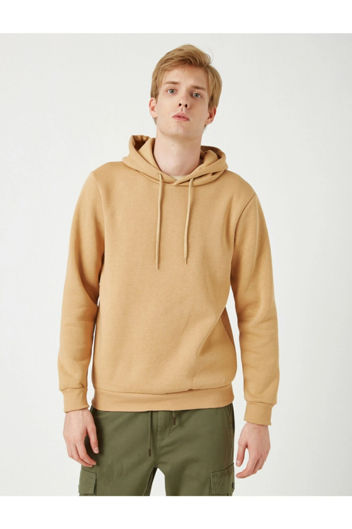 Kapüşonlu Uzun Kollu Sweatshirt