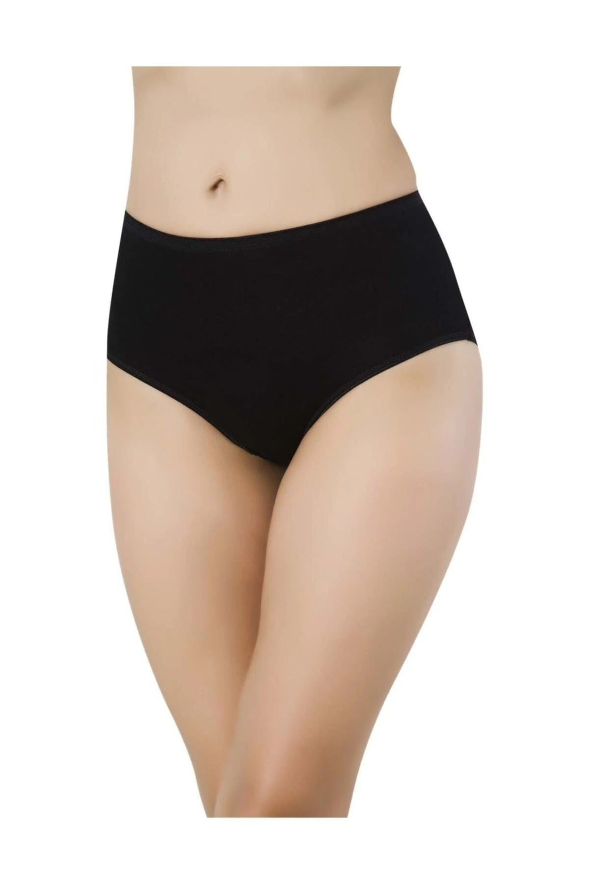 Bambu 2'li Kadın Yüksek Bel Külot 2572