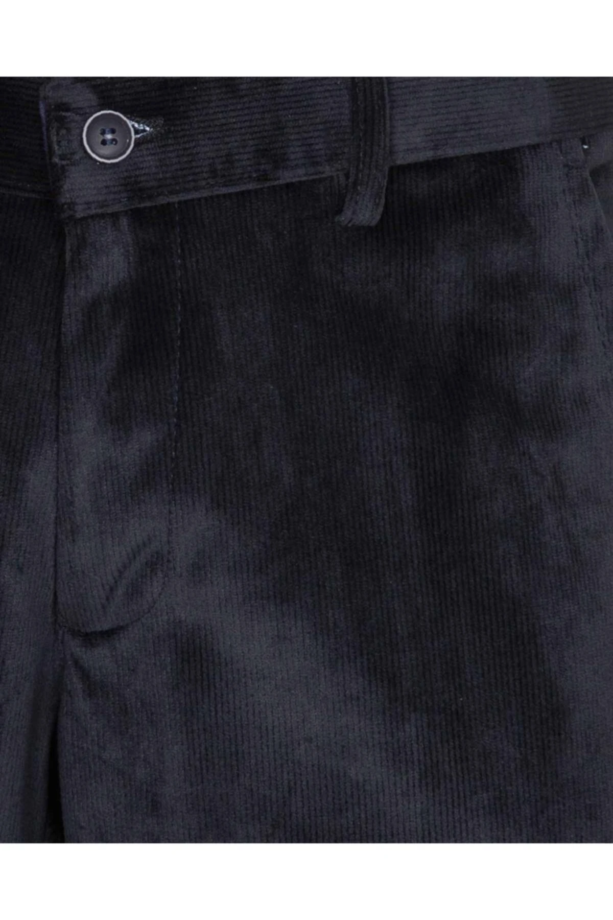 Gri Erkek Kadife Pantolon Bol Kesim