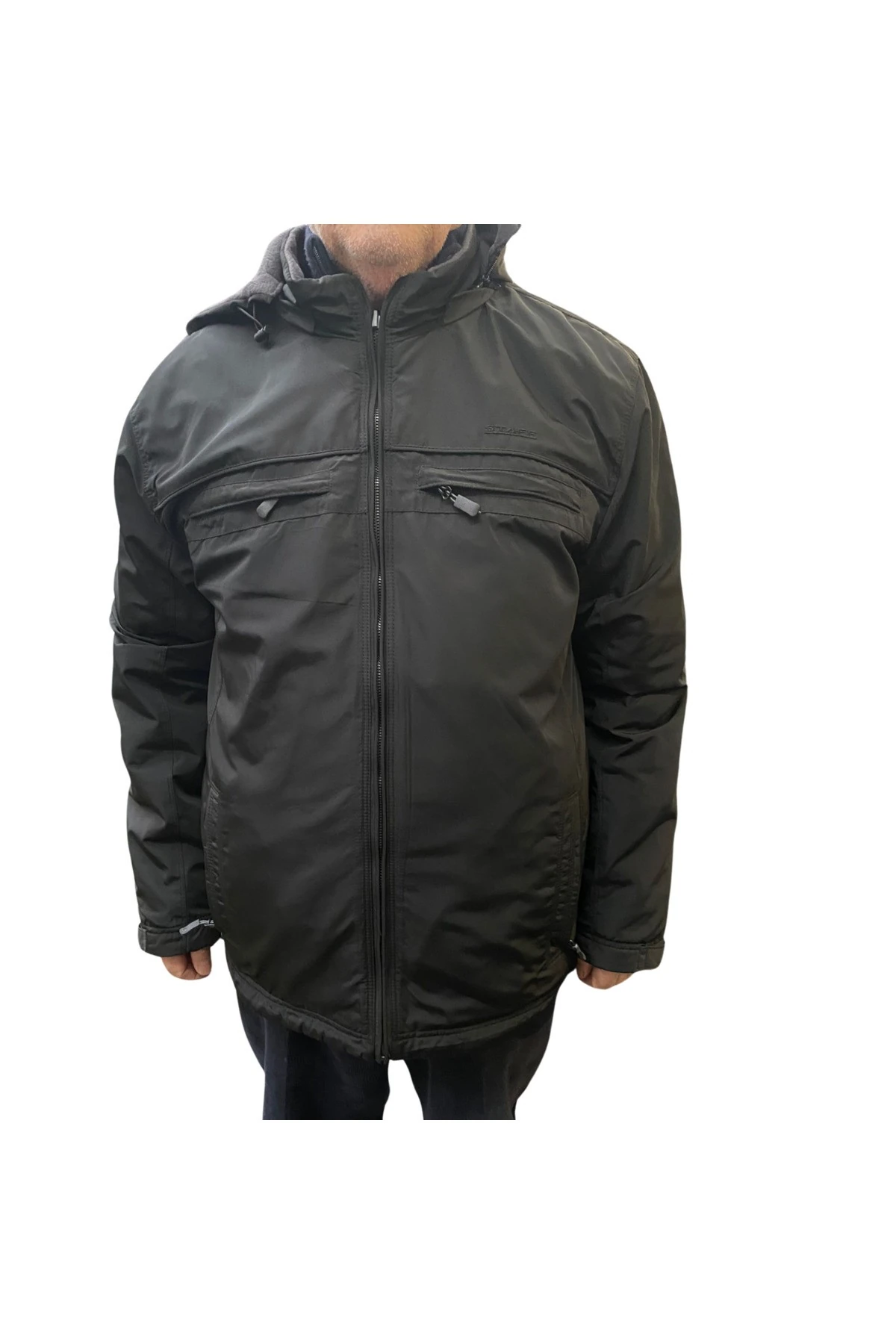 PREİUM ÇİFT TARAFLI SU GEÇİRMEZ BÜYÜK BEDEN MONT