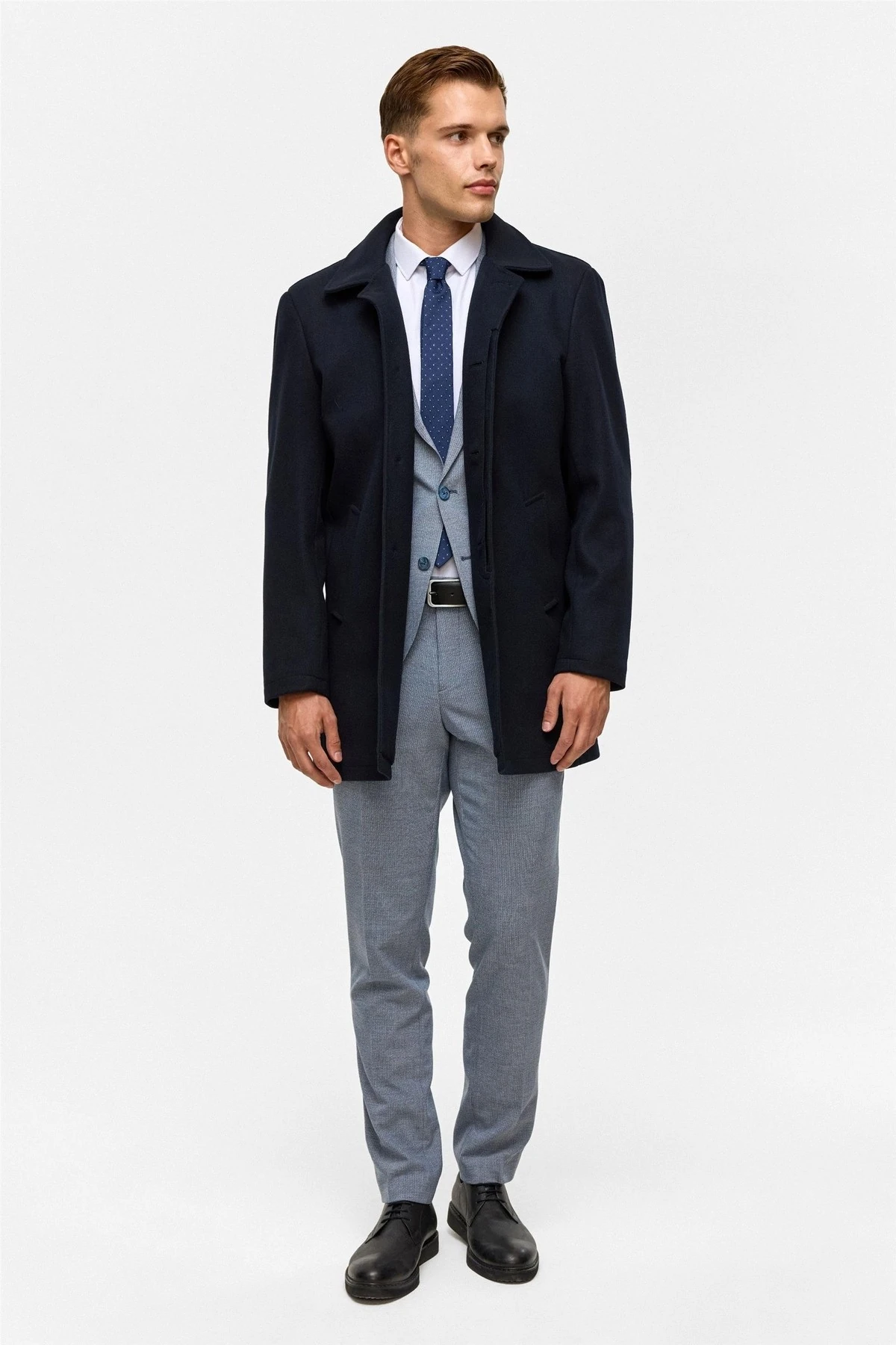 Bebe Yaka Erkek Kaban KB2010100324 Lacivert