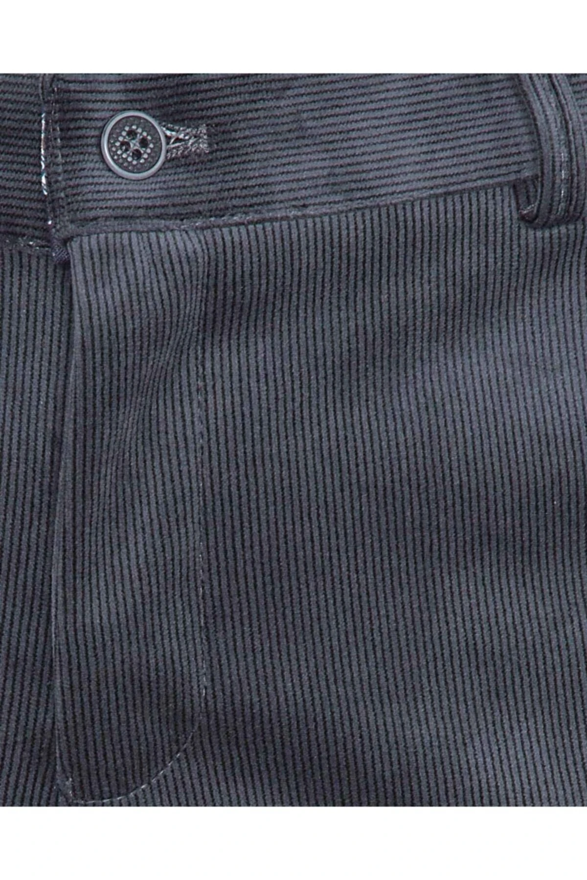 Gri Erkek Kadife Pantolon Bol Kesim