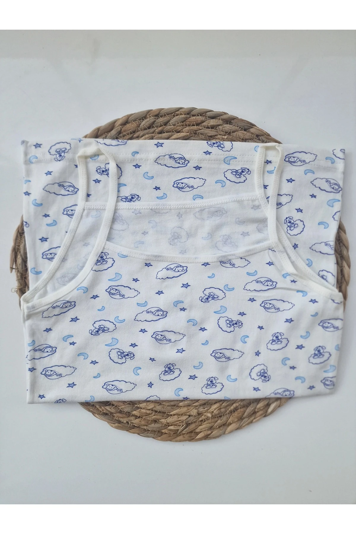 Kız Çocuk İp Askılı Desenli Atlet 3'Lü