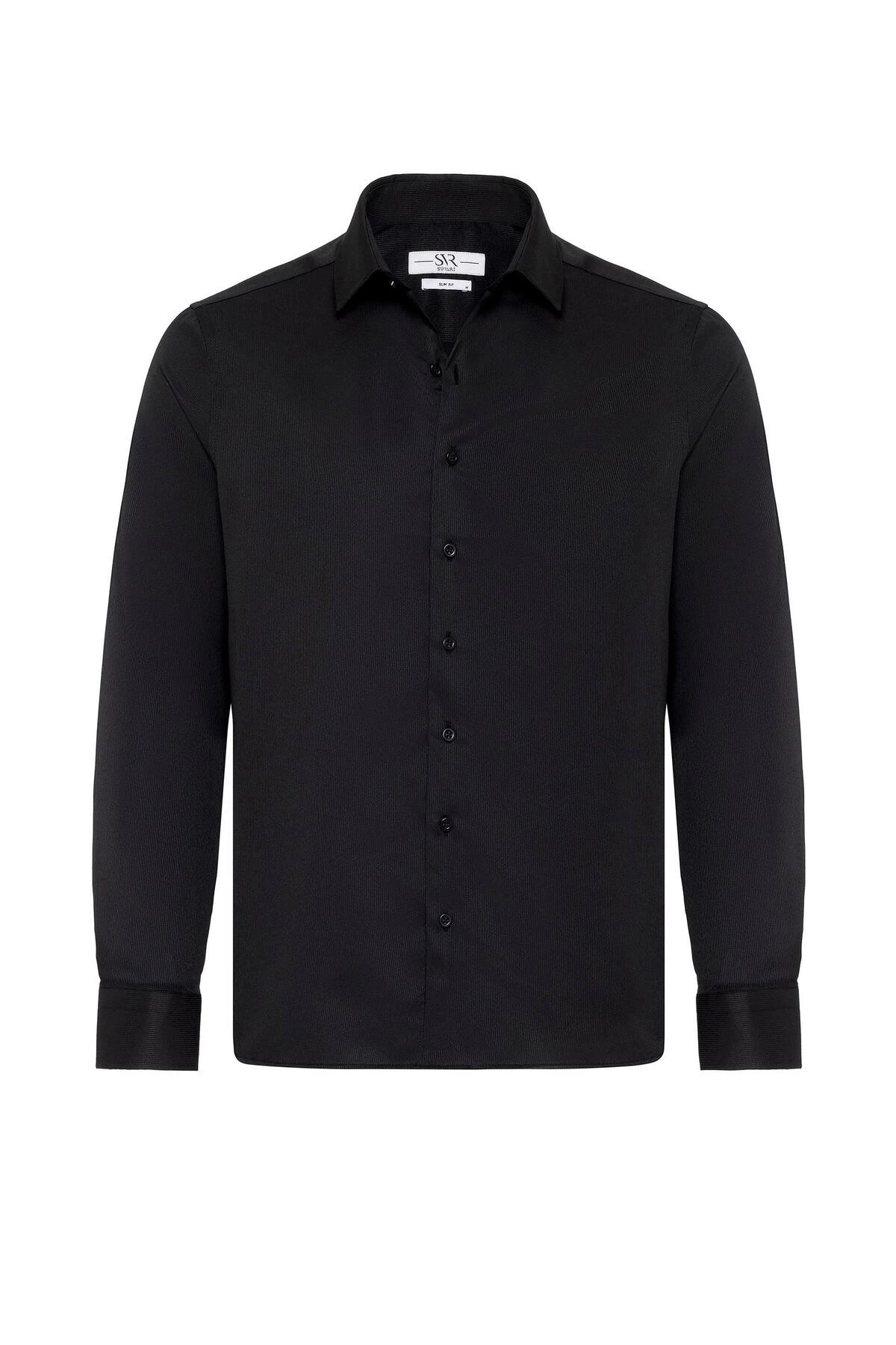 Beyaz Slim Fit Düz Klasik Yaka Gömlek