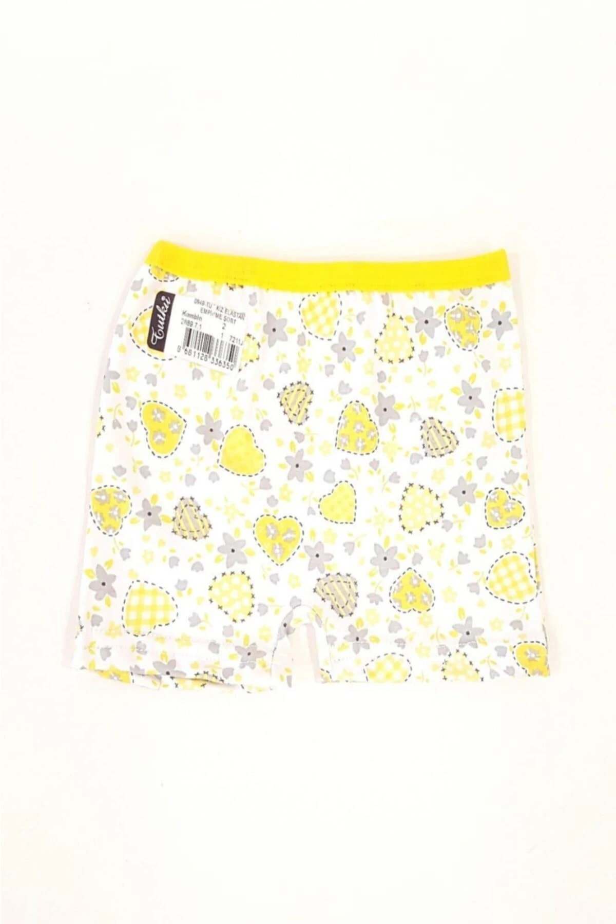 Kız Çocuk 6'lı Renkli Desenli Boxer