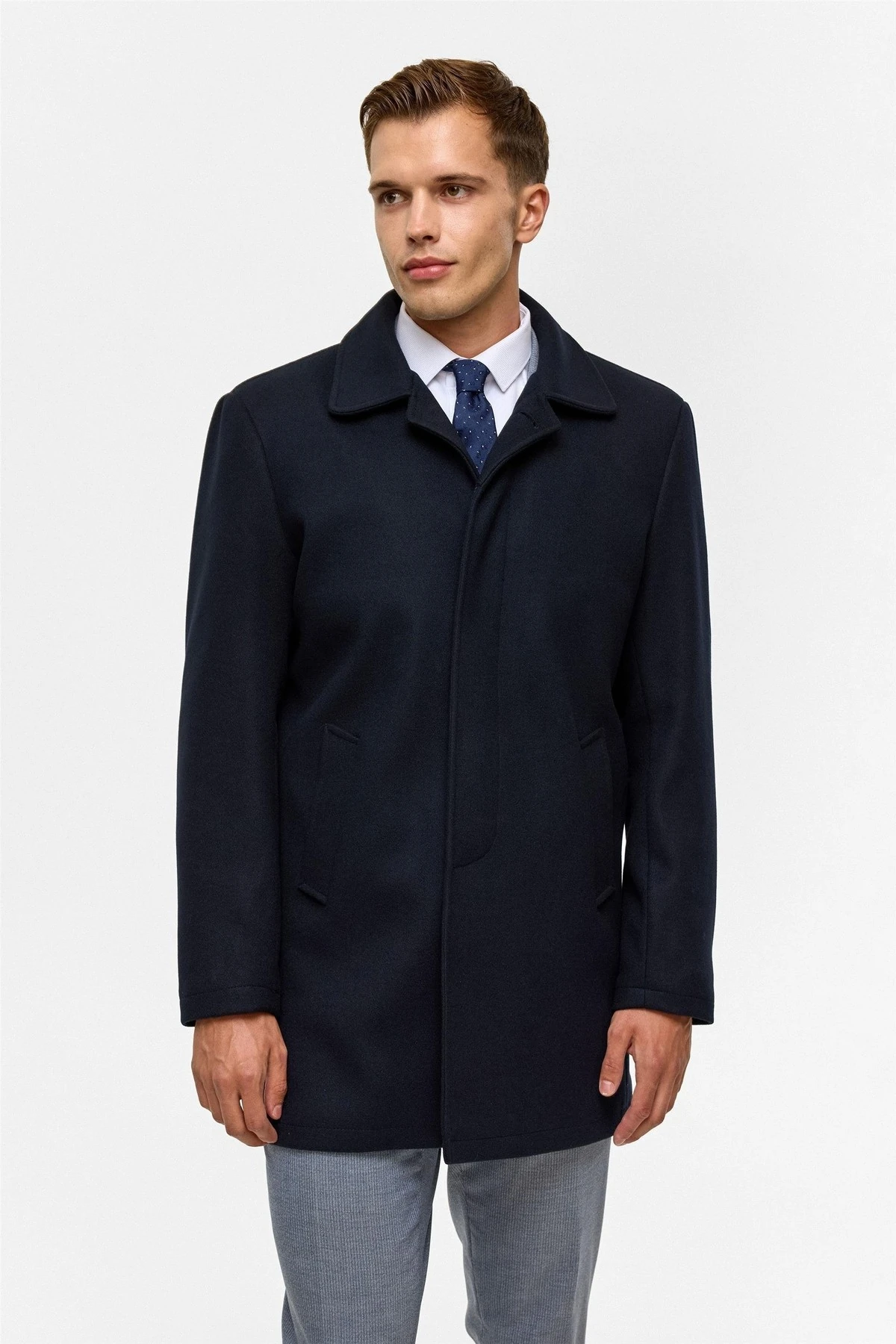 Bebe Yaka Erkek Kaban KB2010100324 Lacivert