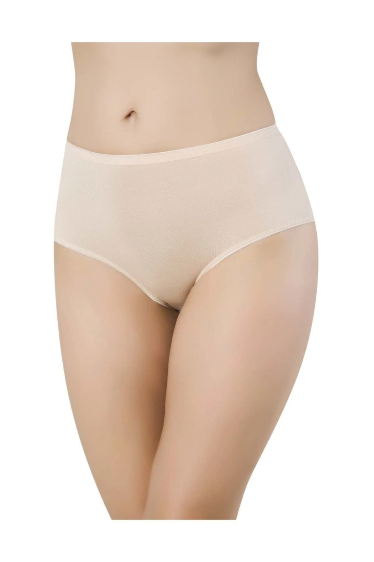 Bambu 2'li Kadın Yüksek Bel Külot 2572