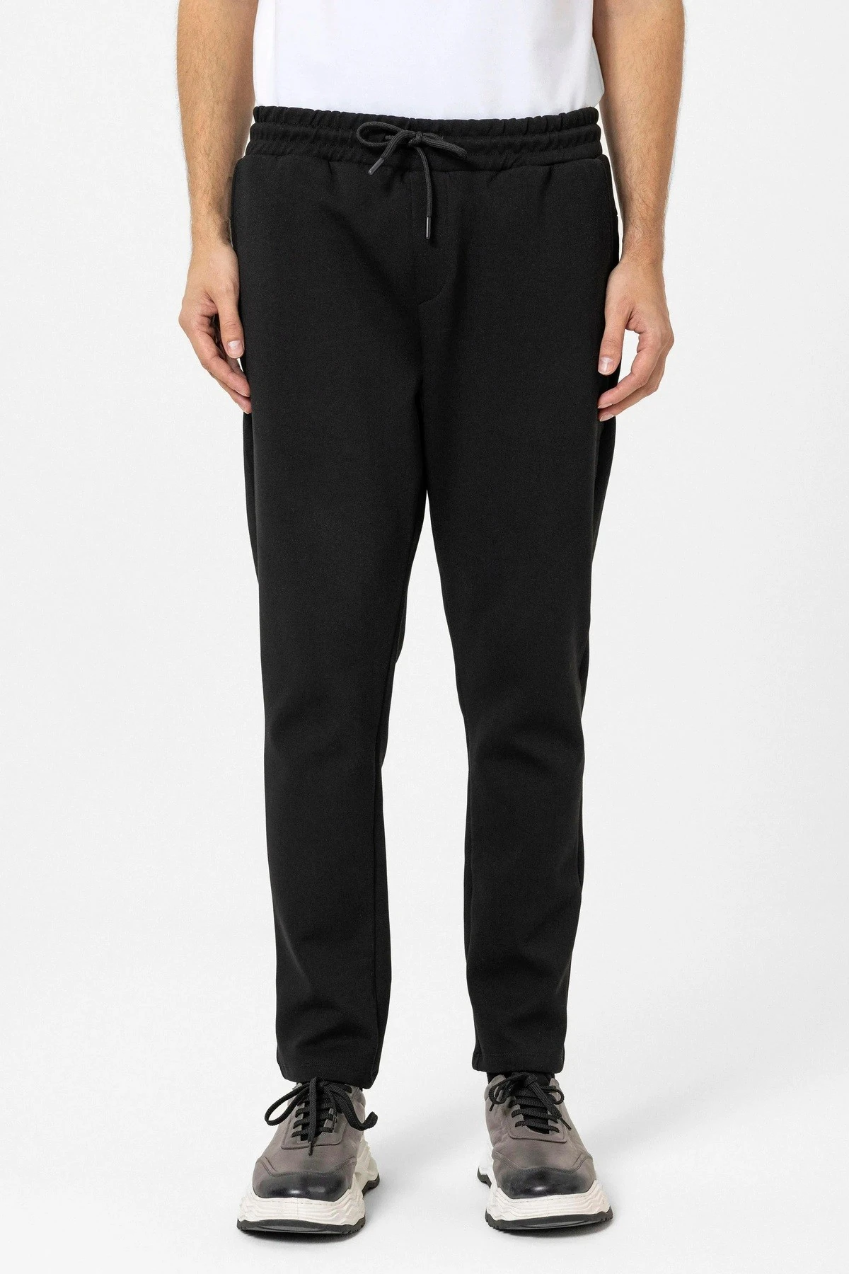 Süvari Bol Kesim Düz Jogger Lacivert Eşofman Altı