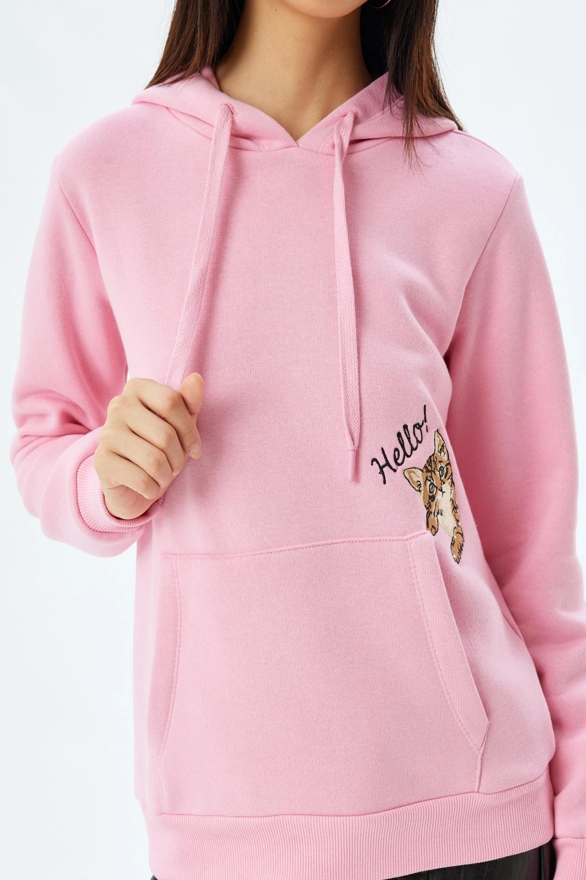 Pembe Genç Sweatshirt 5WAL10207IK